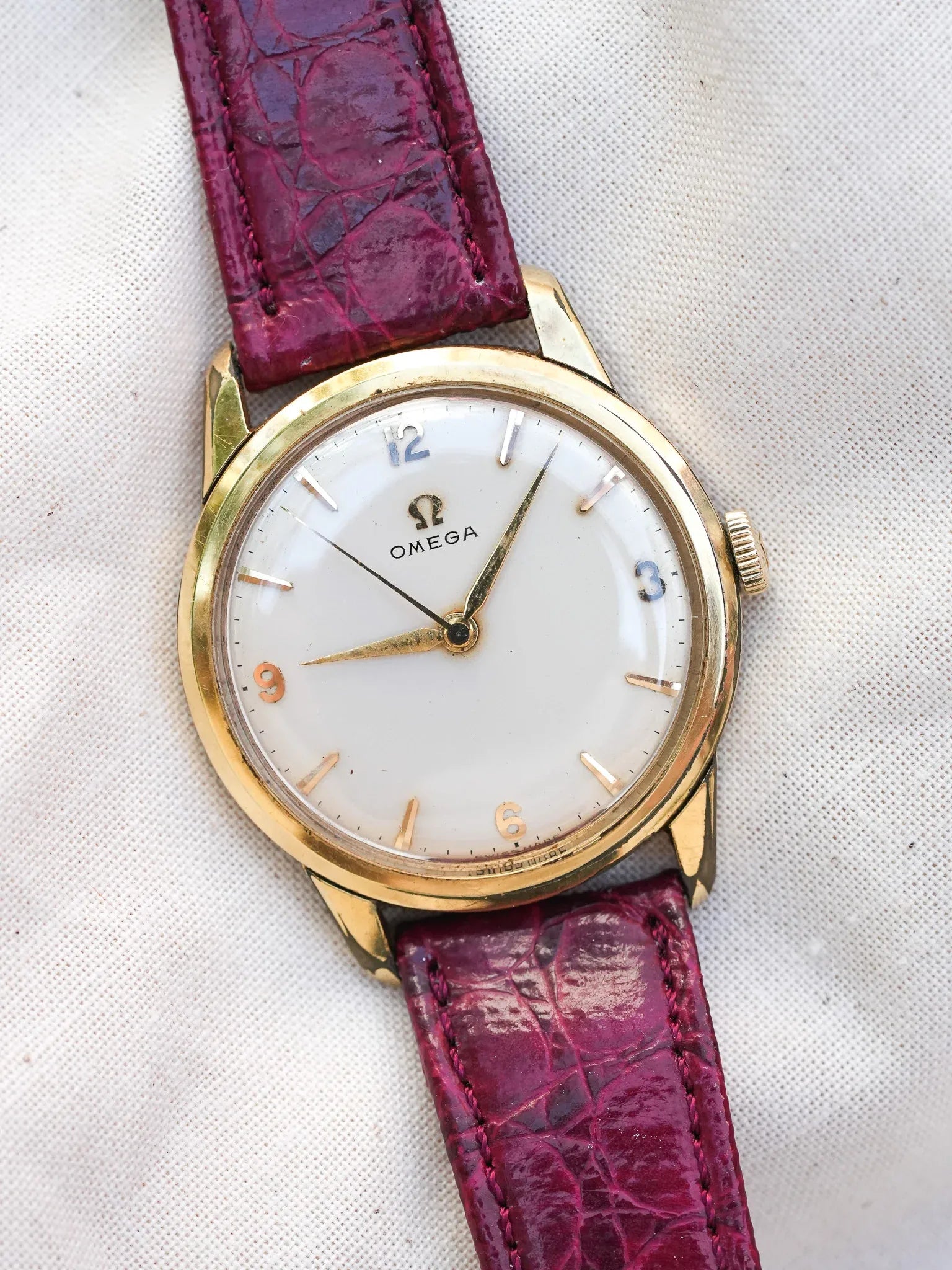 Omega - Plaqué Or 3-6-9-12 Patinée - 1960 - Atelier Victor