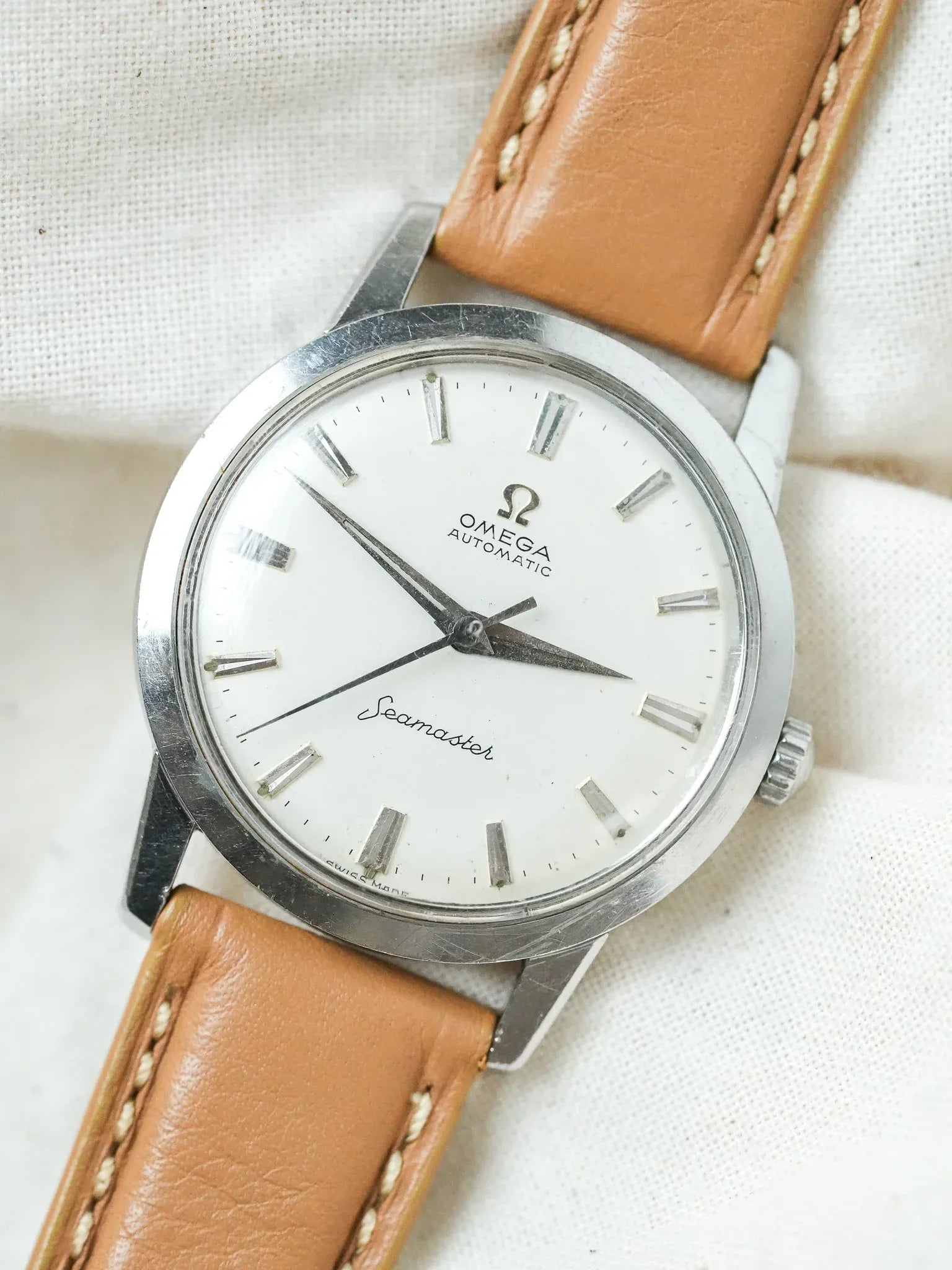 Omega - Seamaster 14774 SC-62 Acier Aiguilles Dauphines - 1962 - Atelier Victor - Vintage  Shop