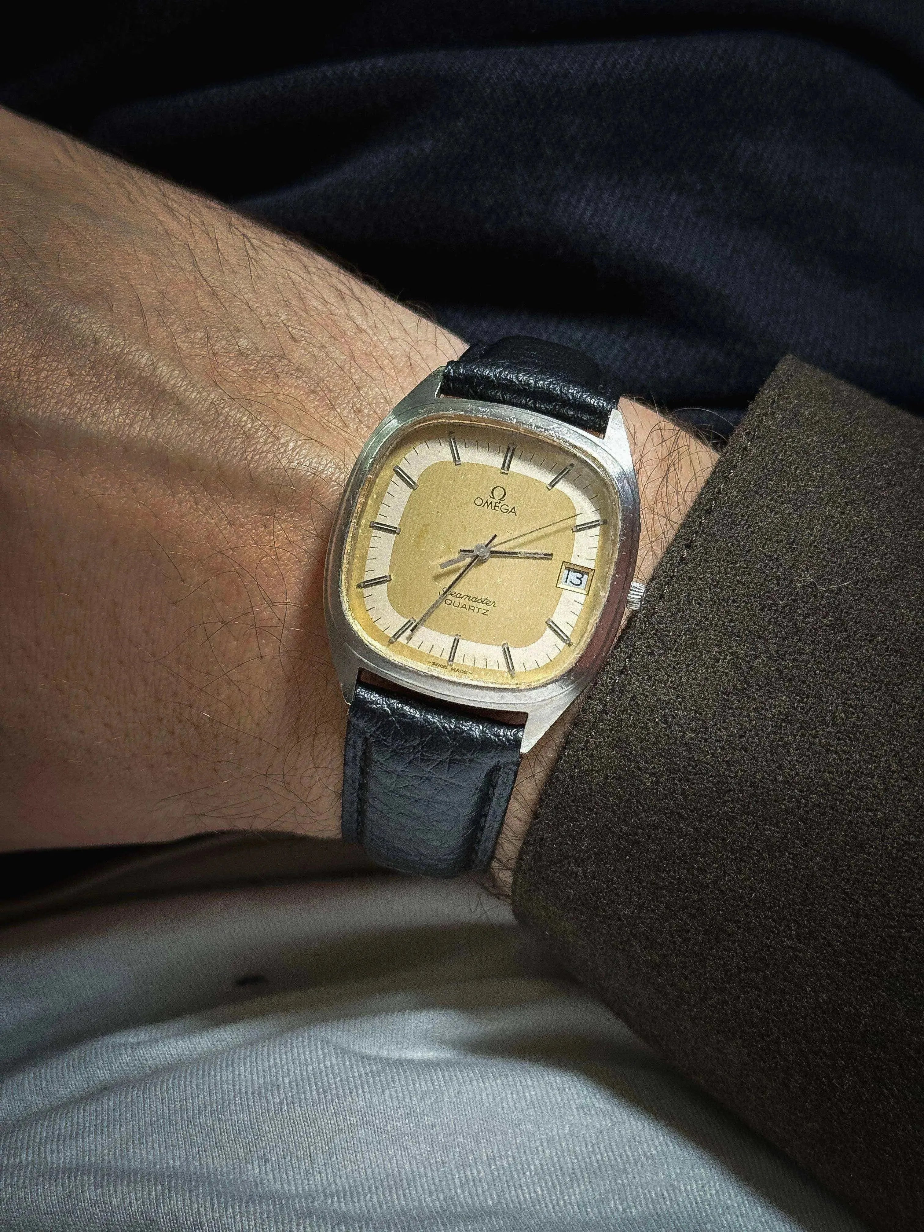 Omega - Seamaster 196.0218 Acier Patine Oversize - 1979 - Atelier Victor Paris - Vintage Watch Shop Dubai