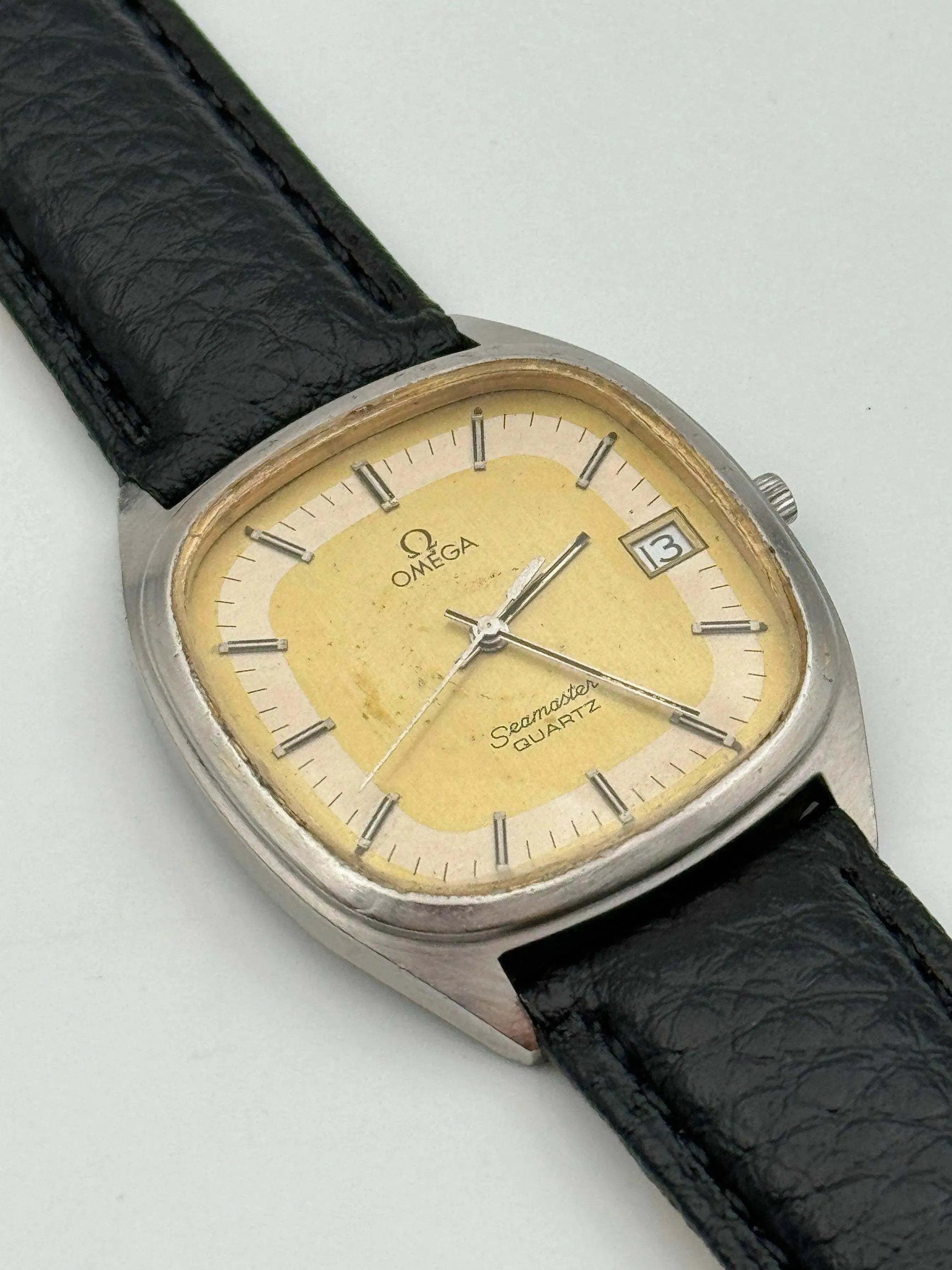 Omega - Seamaster 196.0218 Acier Patine Oversize - 1979 - Atelier Victor Paris - Vintage Watch Shop Dubai