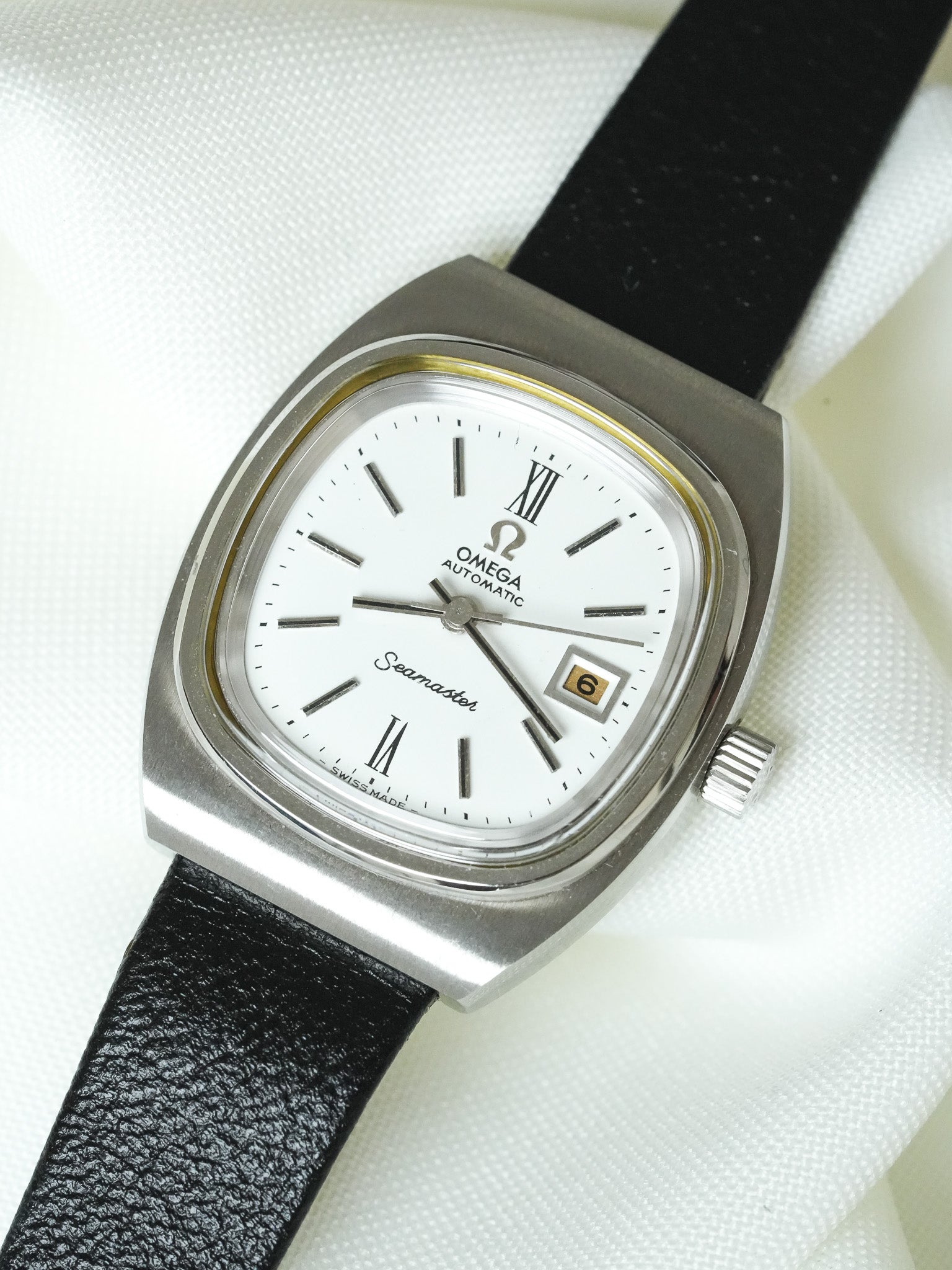 Omega - Seamaster 566.0085 Mini TV Quadrante bianco automatico - nuovo di stock - 1970 