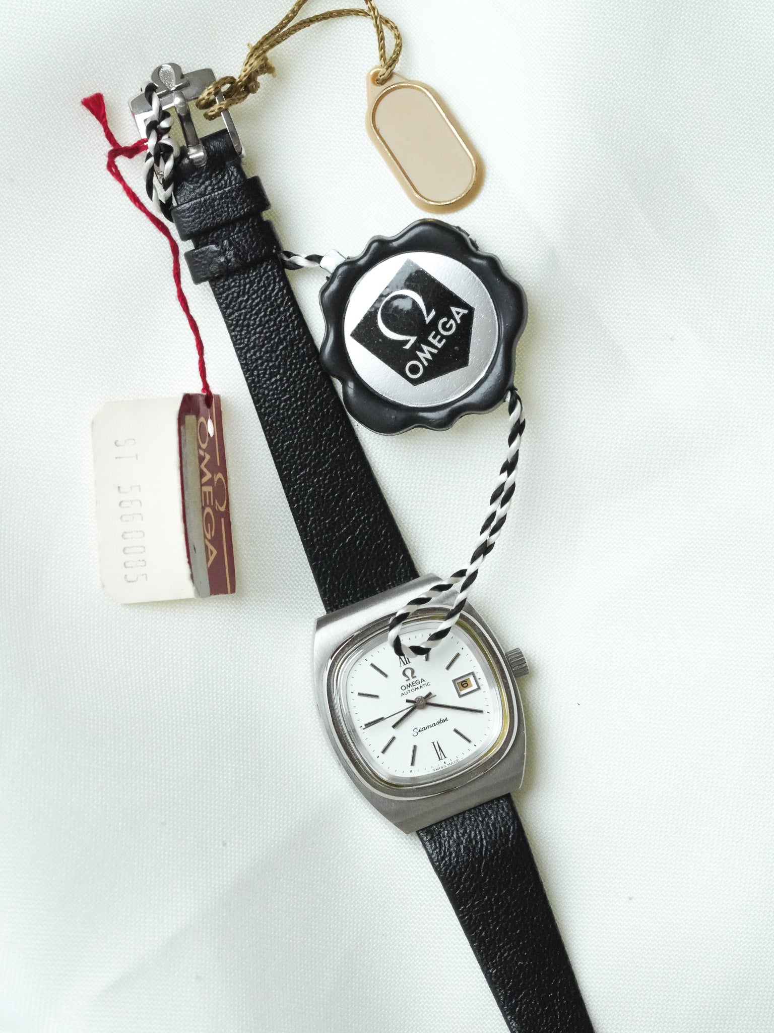 Omega - Seamaster 566.0085 Mini TV Quadrante bianco automatico - nuovo di stock - 1970 