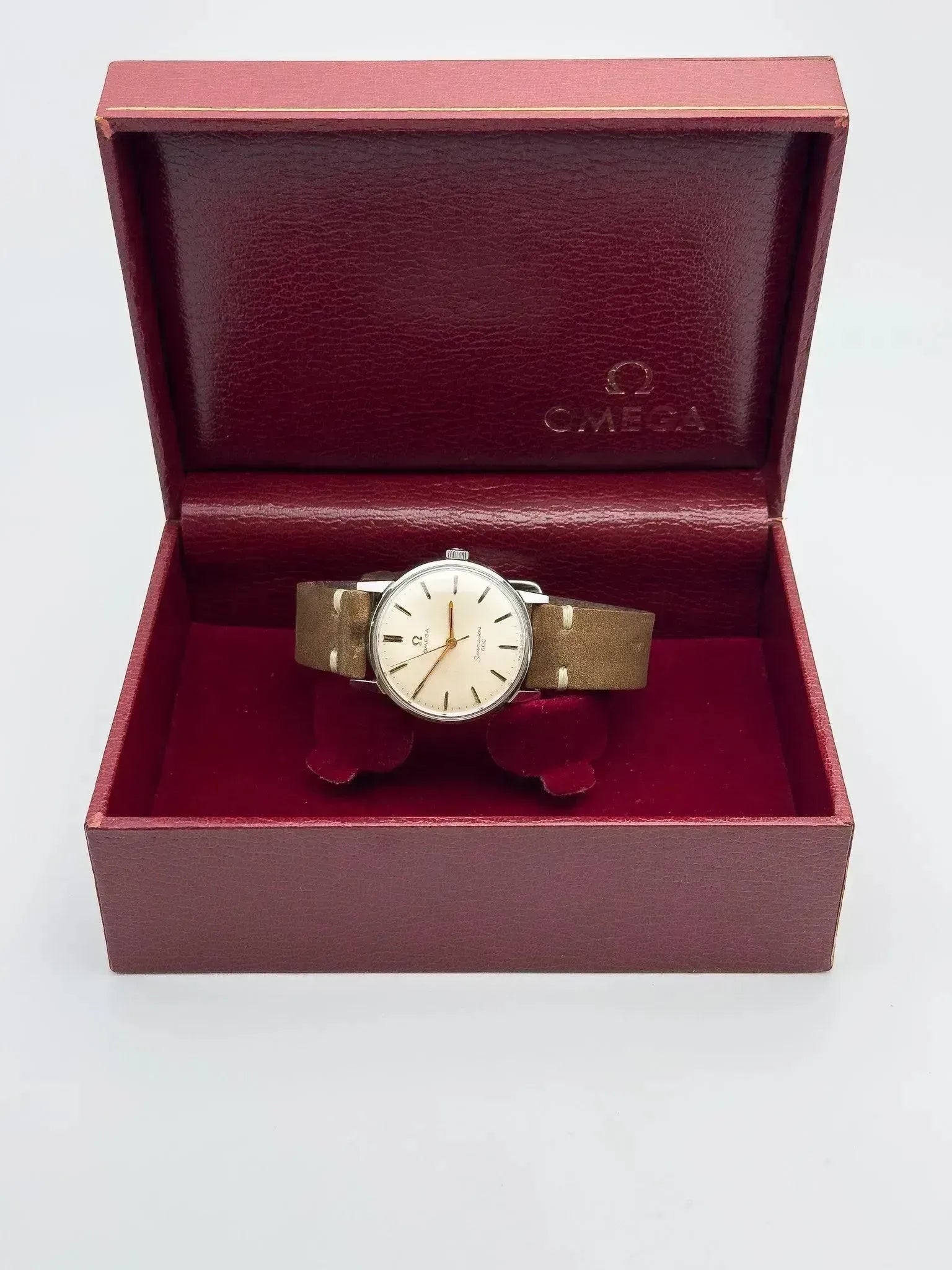 Omega - Seamaster 600 135.011 Index Or rose & onyx - Boite & Papier - 1965 - Atelier Victor