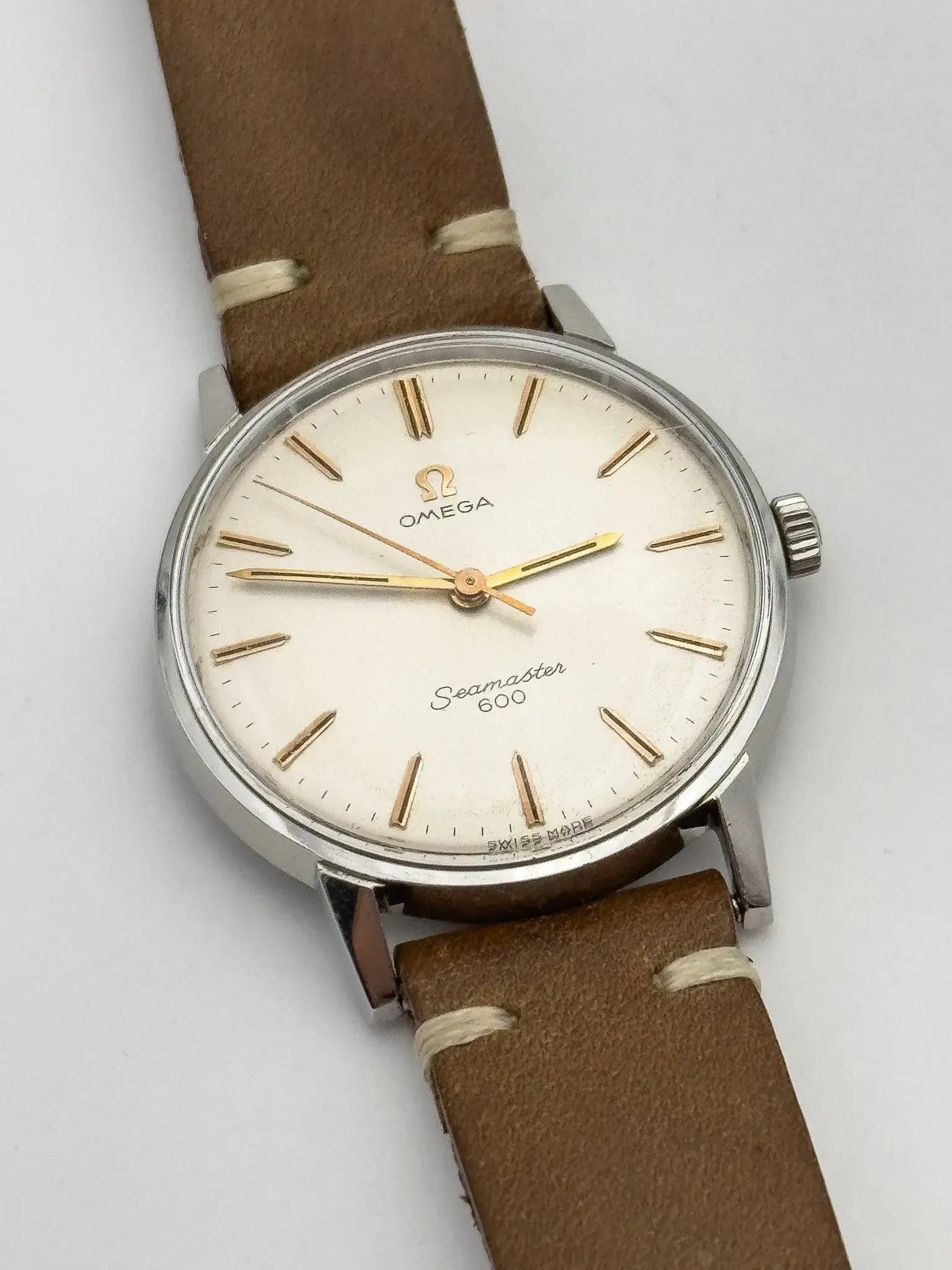 Omega - Seamaster 600 135.011 Index Or rose & onyx - Boite & Papier - 1965 - Atelier Victor - Vintage  Shop