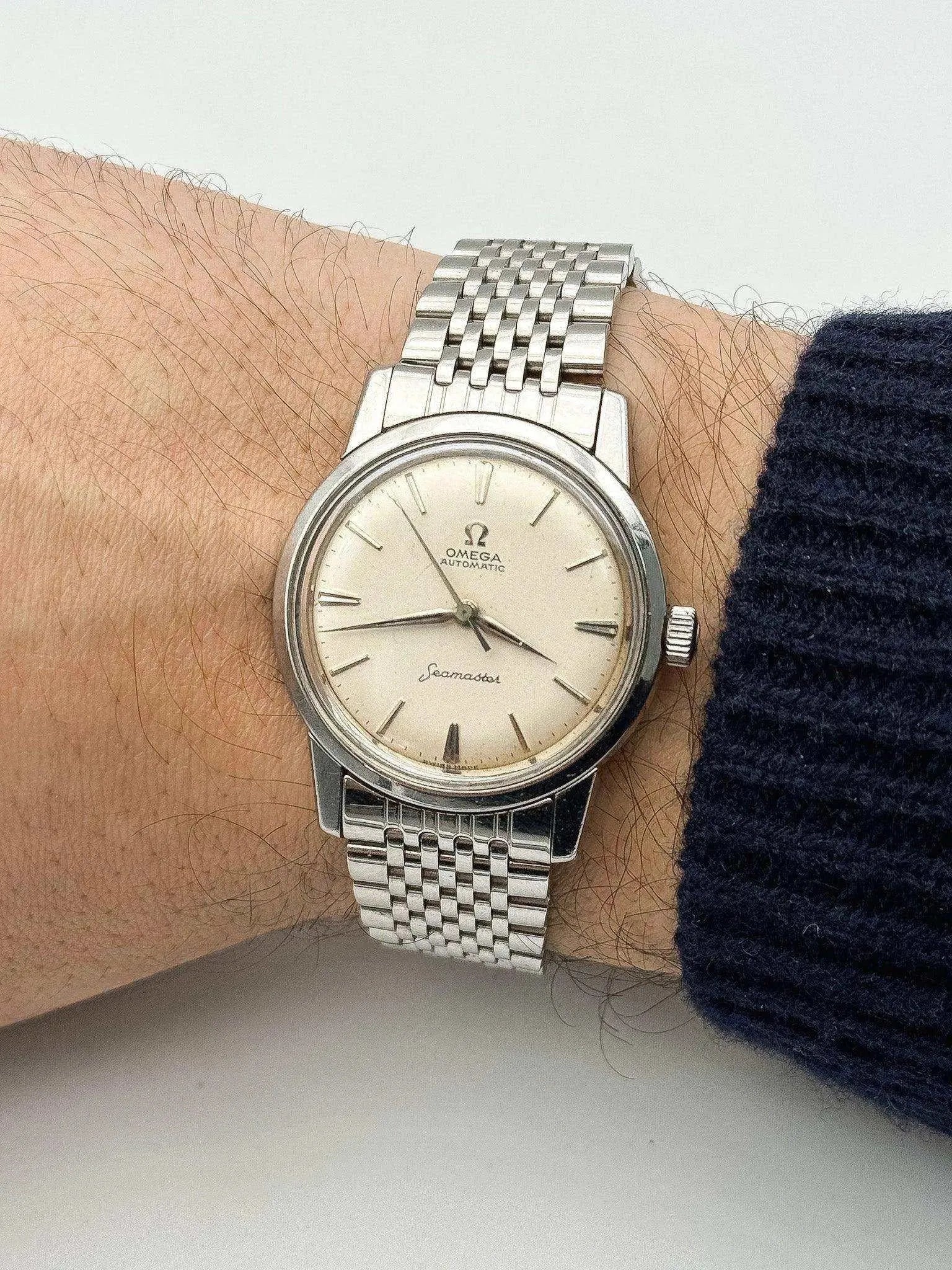 Omega - Seamaster Blanc crème Grain de riz - 1960 - Atelier Victor Paris - Vintage Watch Shop Dubai