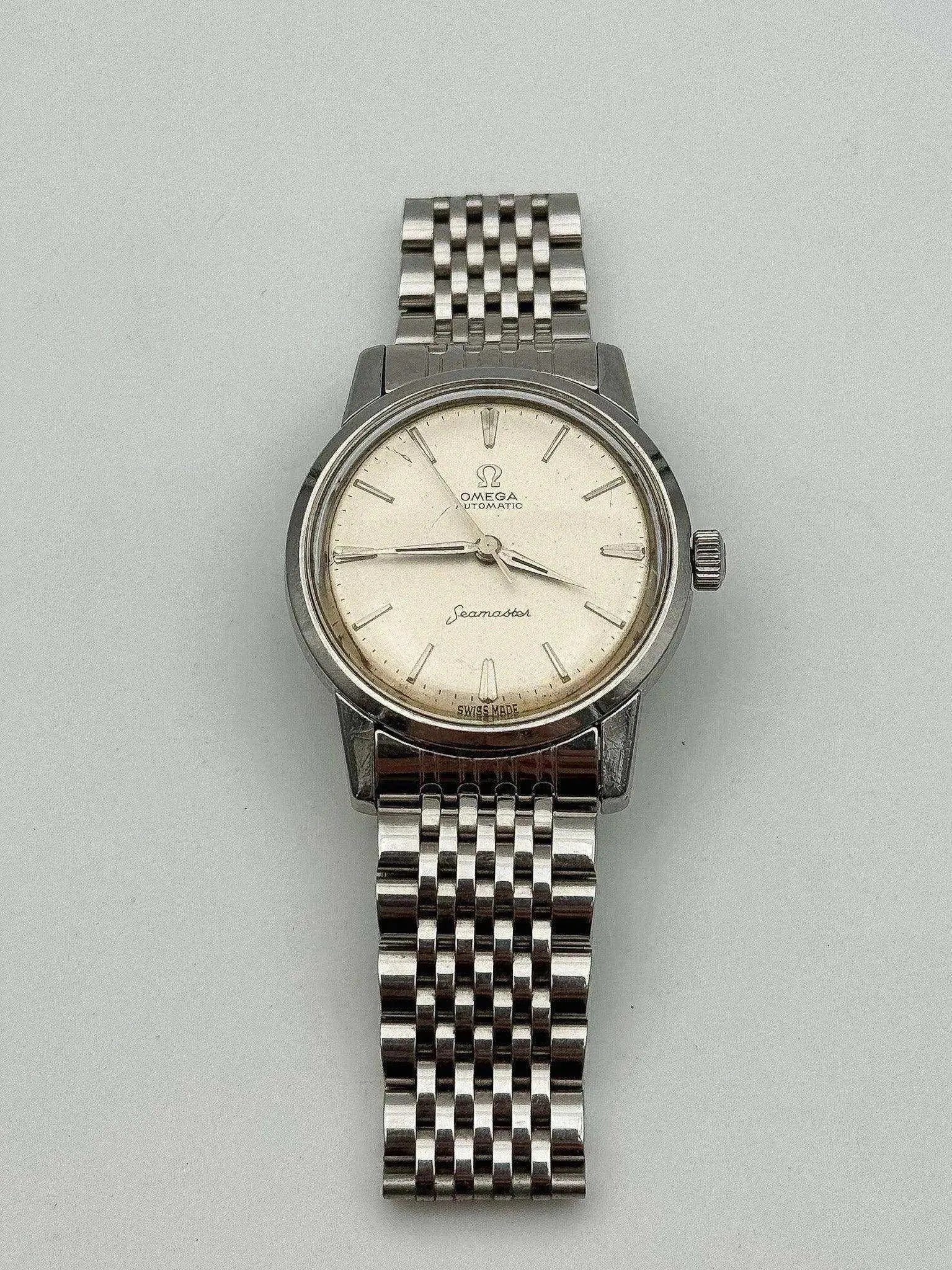Omega - Seamaster Blanc crème Grain de riz - 1960 - Atelier Victor - Vintage  Shop