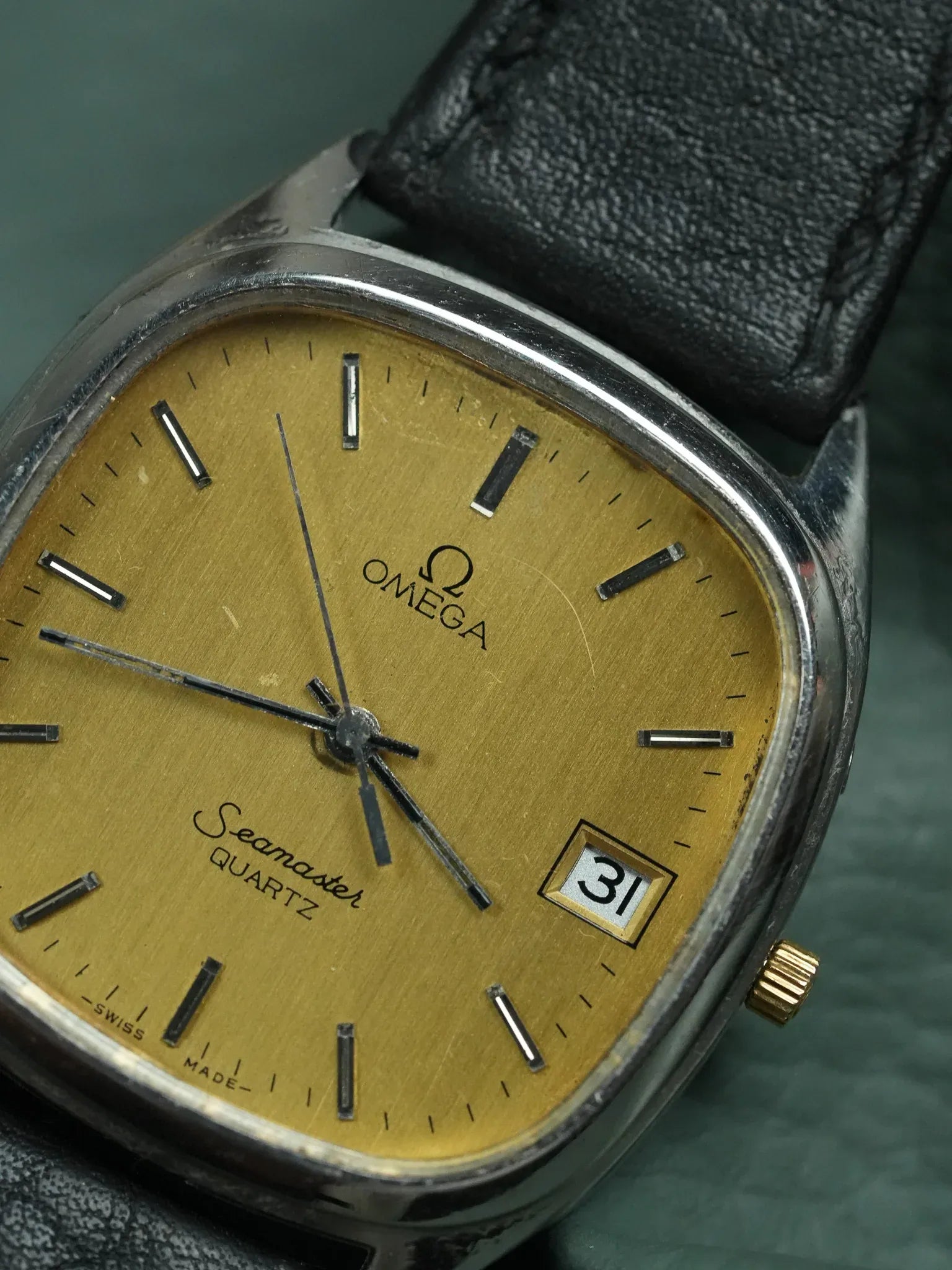 Omega - Seamaster Champagne - 1984 - Atelier Victor - Vintage  Shop