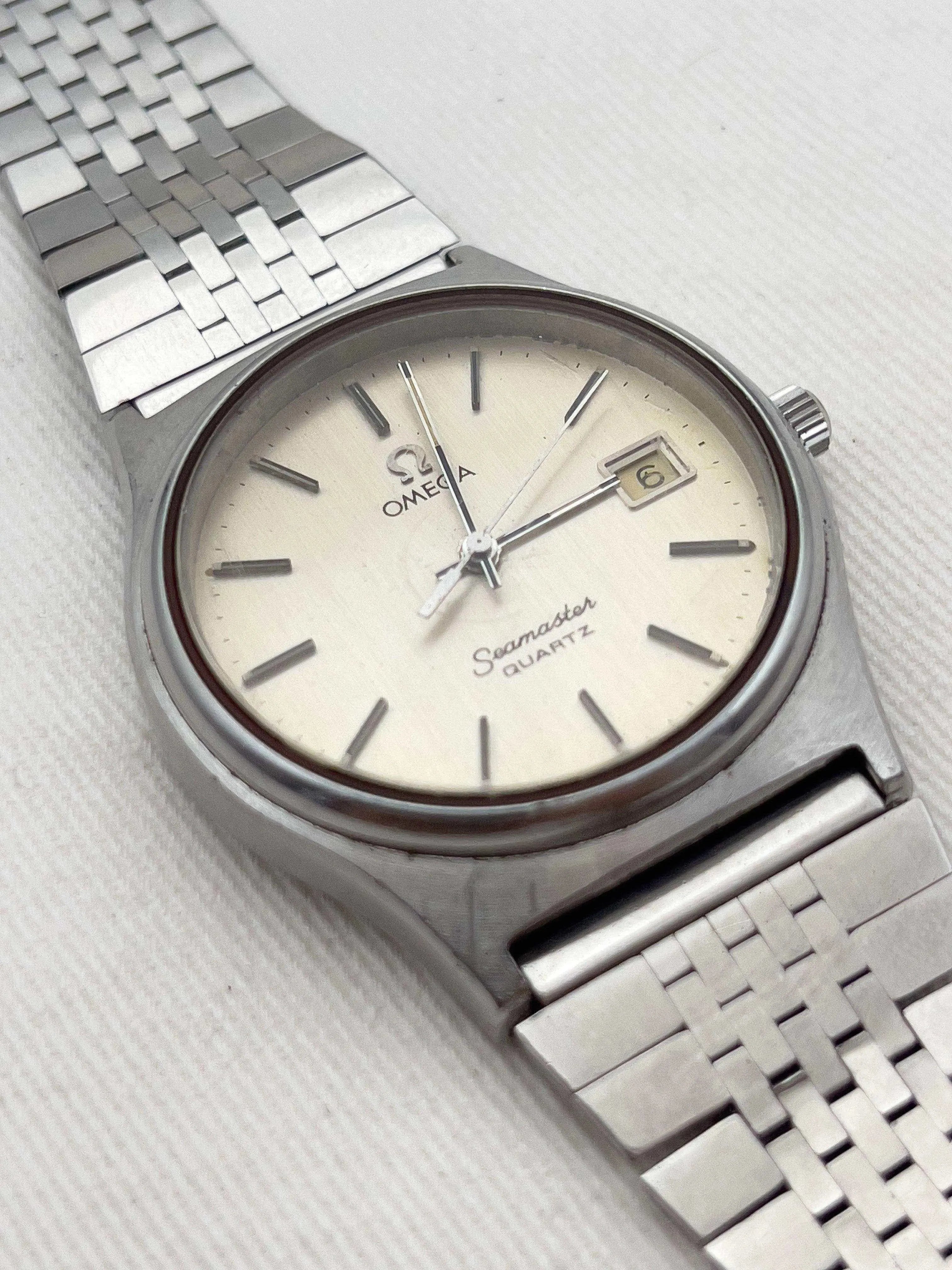 Omega - Seamaster Champagne Patine - boîte - 1976 - Atelier Victor Paris - Vintage Watch Shop Dubai