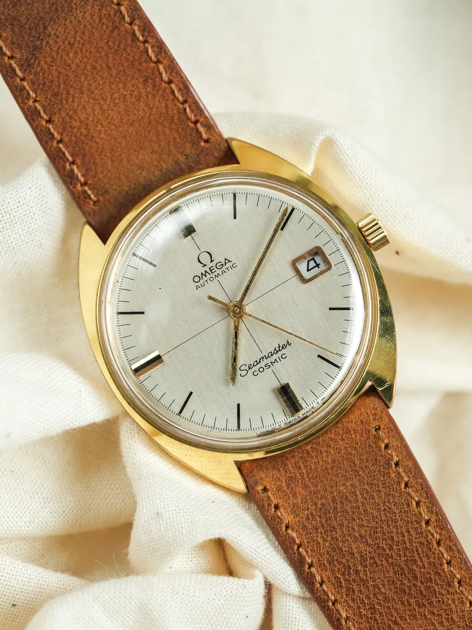 Omega - Seamaster Cosmic 166.026 Plaqué or Monobloc - 1970s - Atelier Victor