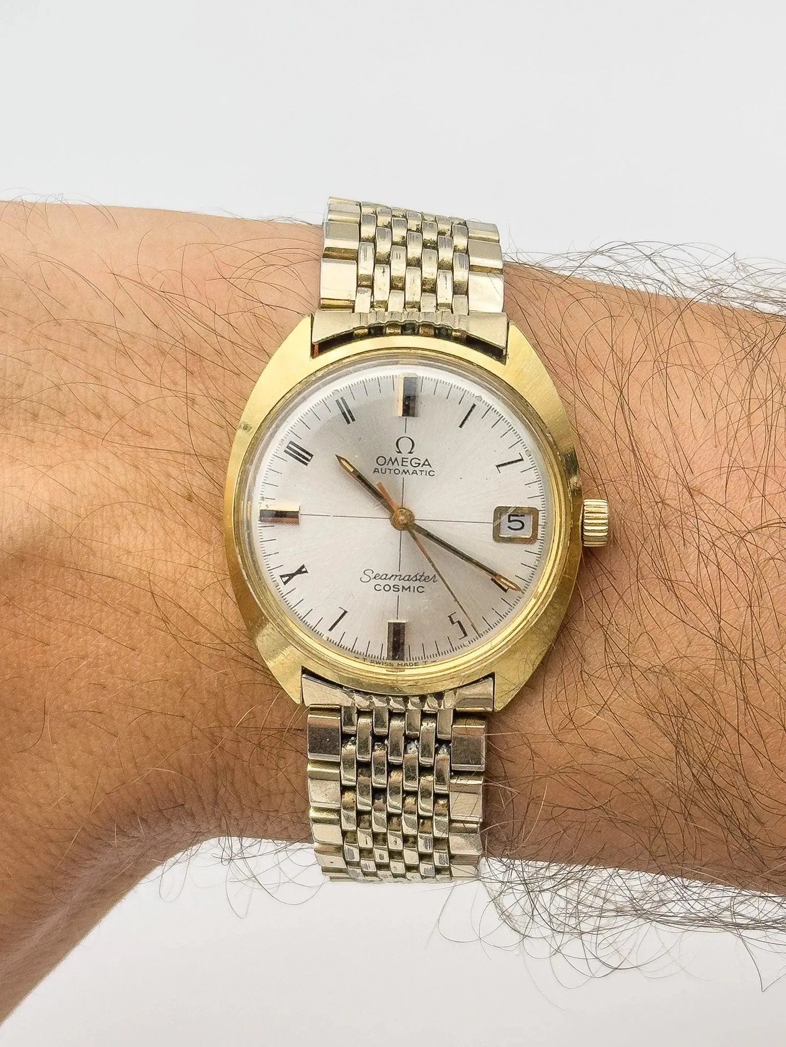 Omega - Seamaster Cosmic Gold Plated - 1970s - Atelier Victor Paris - Vintage Watch Shop Dubai