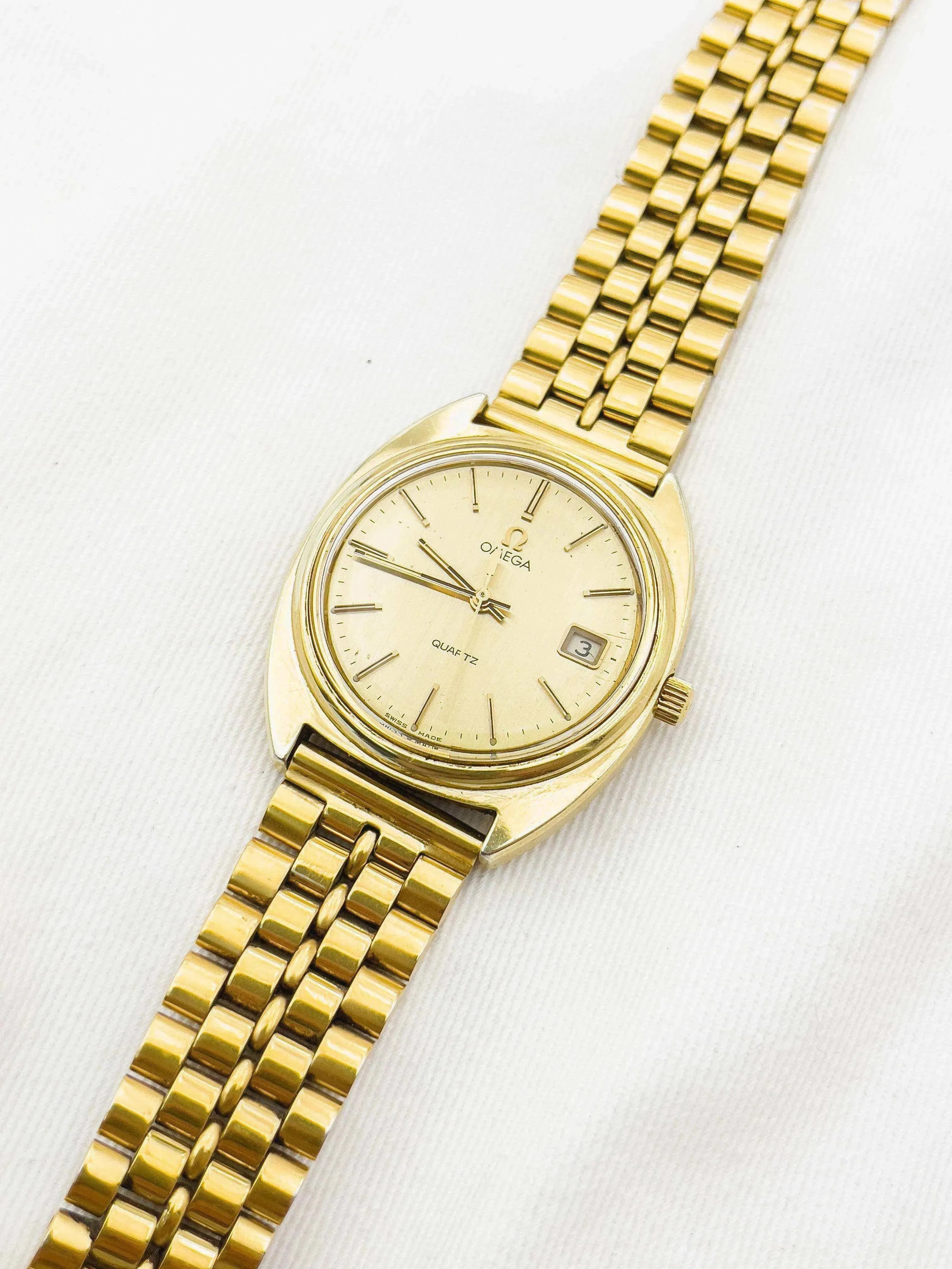 Omega - Seamaster Date Full Gold - 1978 - Atelier Victor Paris - Vintage Watch Shop Dubai