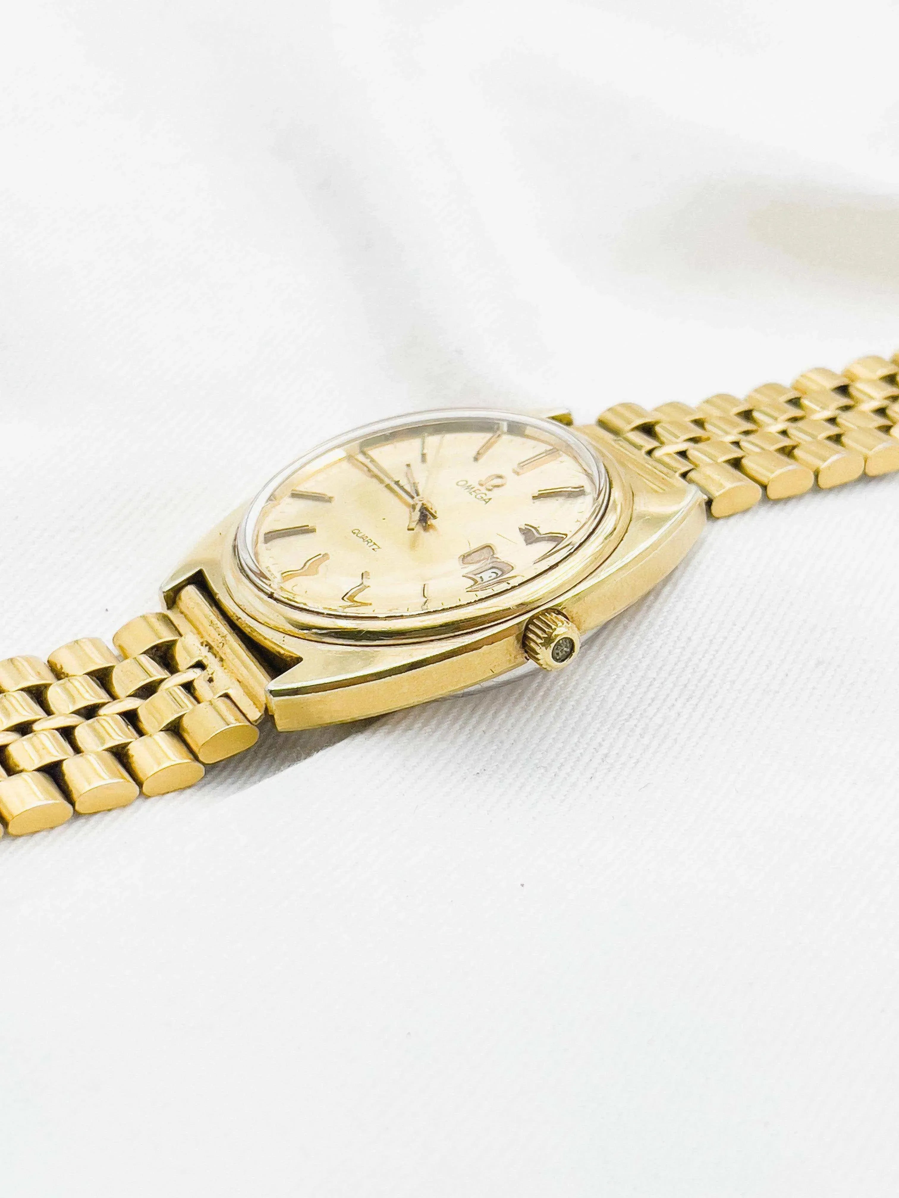 Omega - Seamaster Date Full Gold - 1978 - Atelier Victor Paris - Vintage Watch Shop Dubai