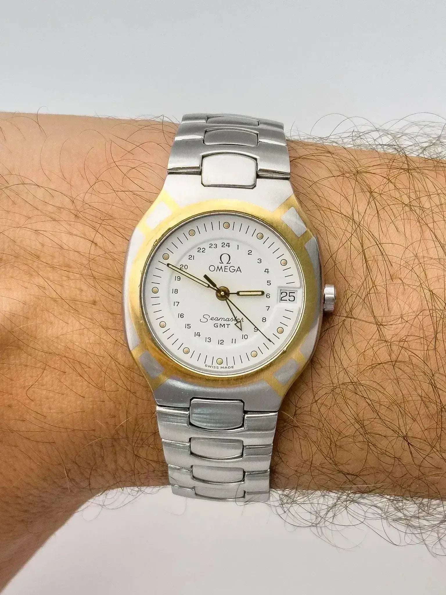 Omega - Seamaster GMT Polaris Stainless Steel 18k Gold - 1986