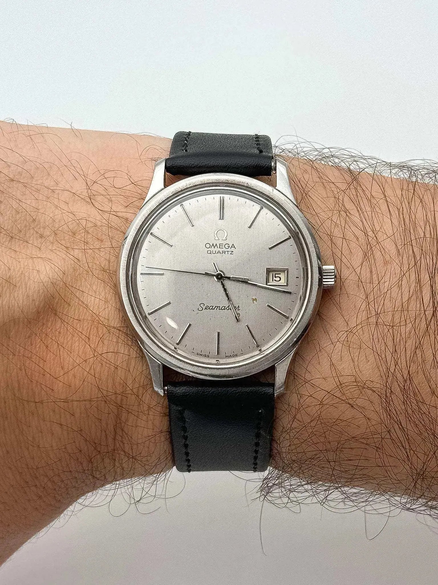 Omega - Seamaster Grey Dial - 1976 - Atelier Victor Paris - Vintage Watch Shop Dubai