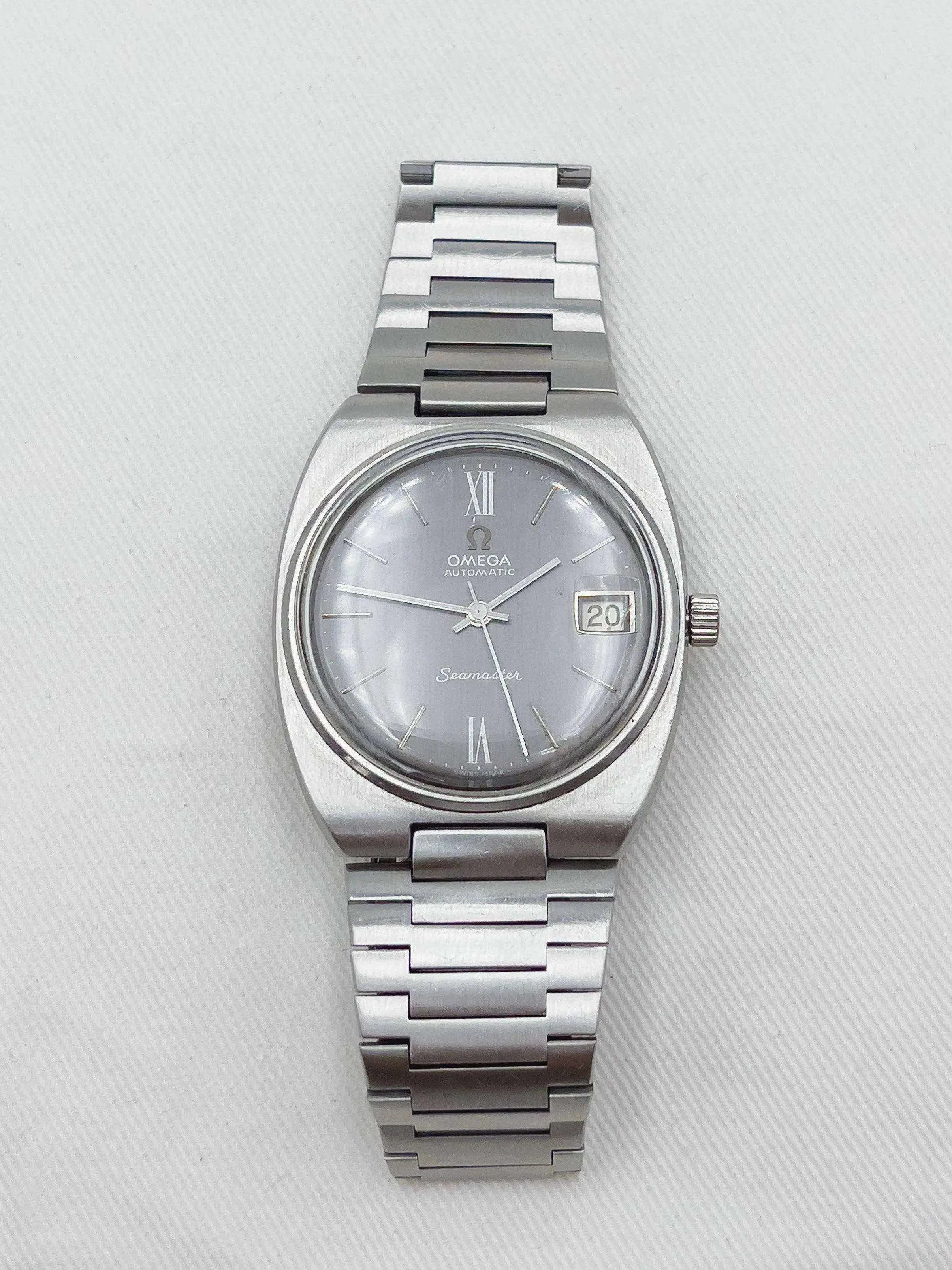Omega - Seamaster Grey Dial Oversized - 1976 - Atelier Victor Paris - Vintage Watch Shop Dubai