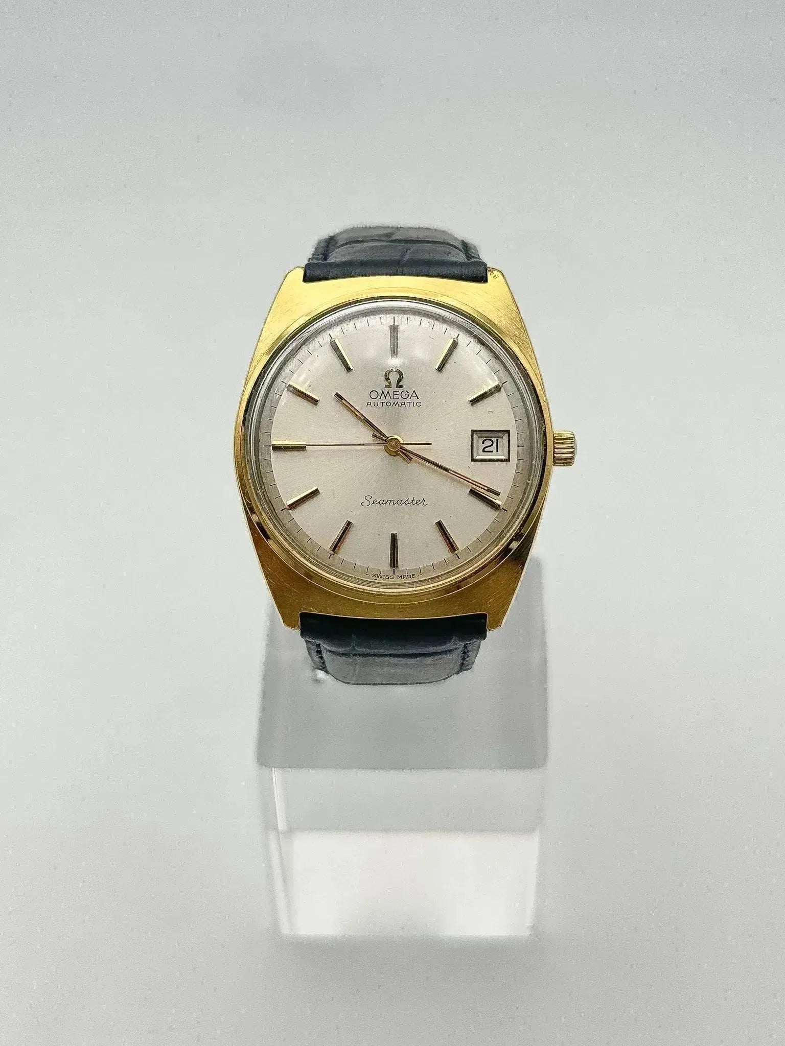 Omega - Seamaster Plaqué Date Automatique - 1974 - Atelier Victor Paris - Vintage Watch Shop Dubai