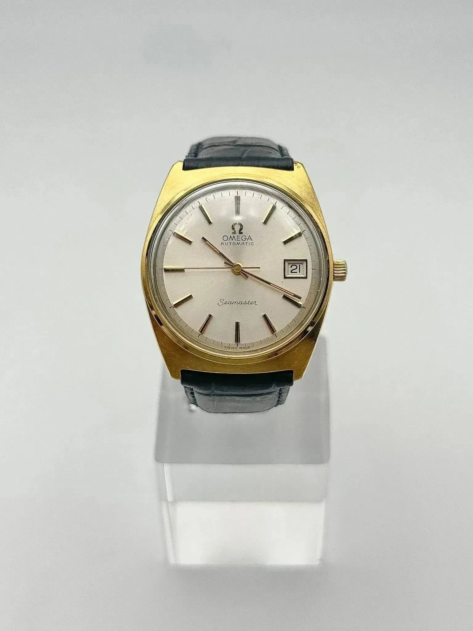 Omega - Seamaster Plaqué Date Automatique - 1974 - Atelier Victor - Vintage  Shop