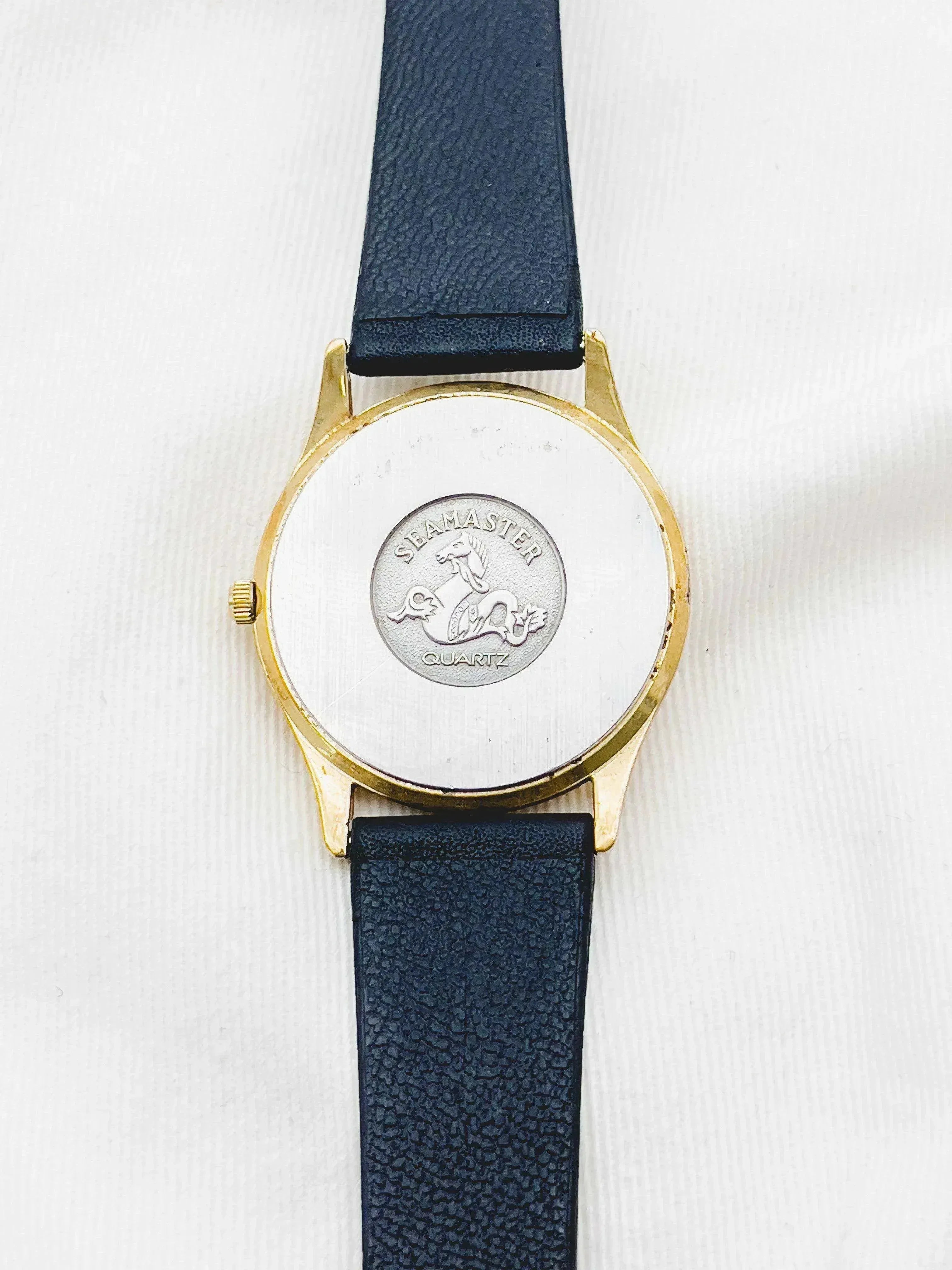 Omega - Seamaster Plaqué or Circle Date - 1982 - Atelier Victor - Vintage  Shop