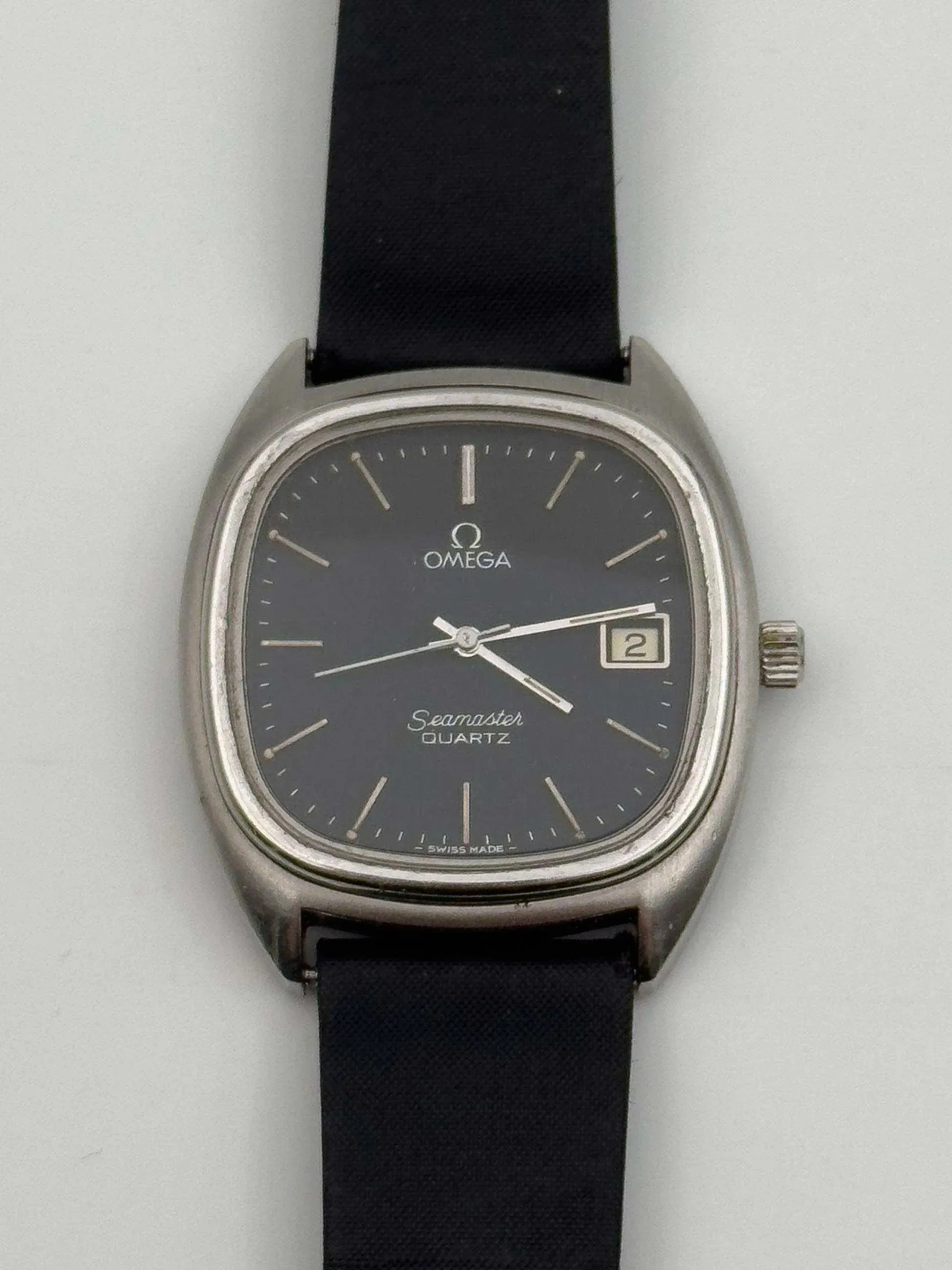 Omega - Seamaster Tapisserie Black Date - 1978 - Atelier Victor - Vintage  Shop