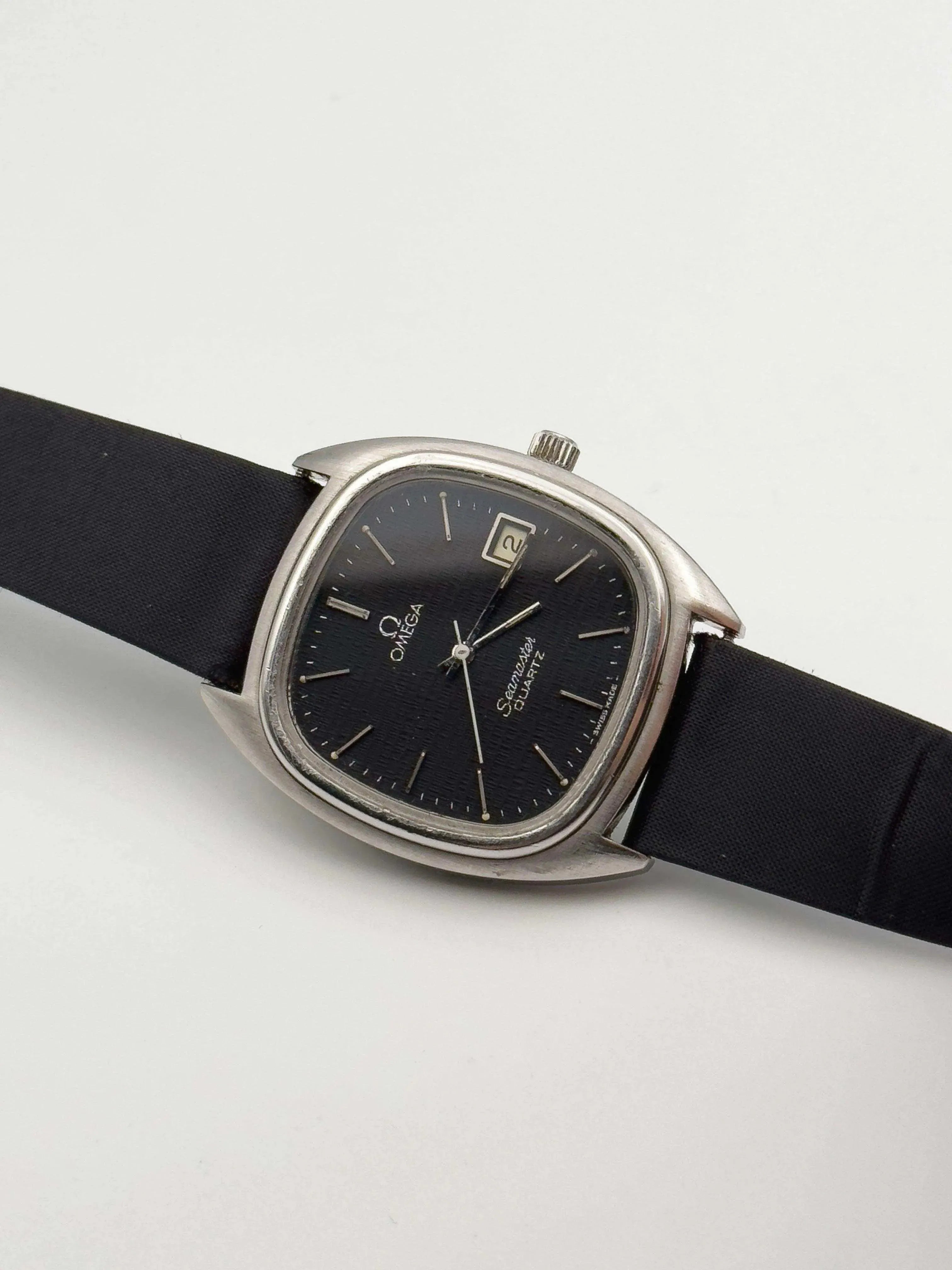 Omega - Seamaster Tapisserie Black Date - 1978 - Atelier Victor - Vintage  Shop