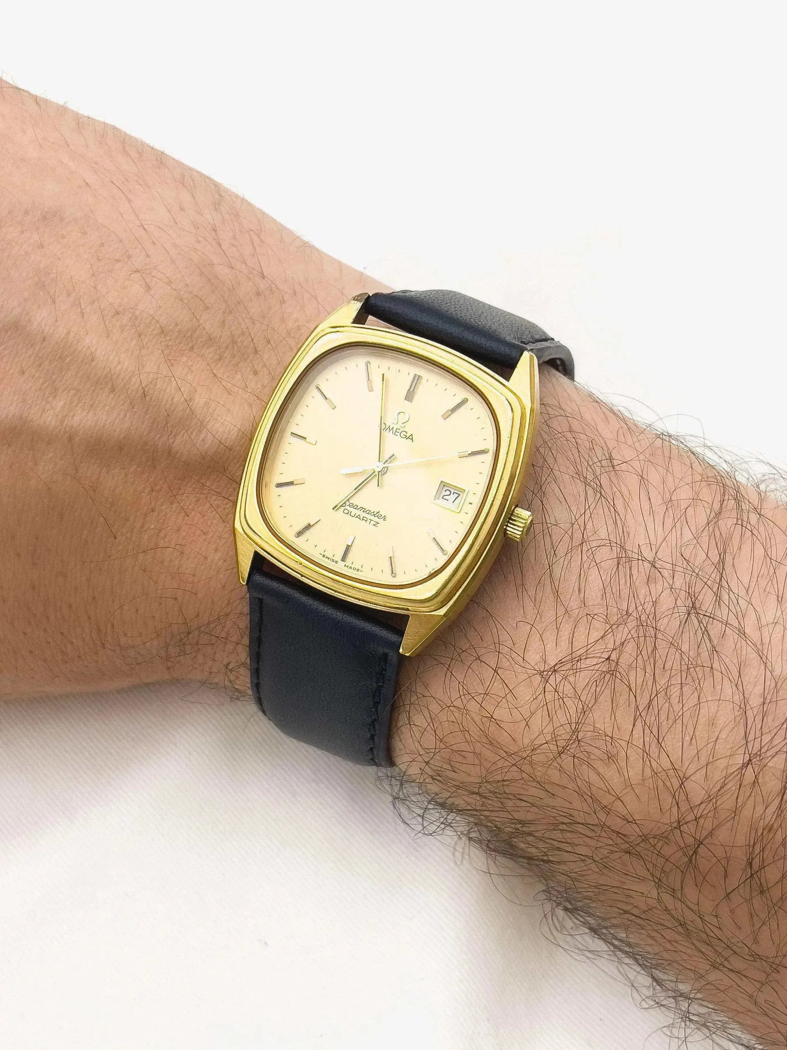 Omega - Seamaster Tonneau Quartz Date Or - 1979 - Atelier Victor