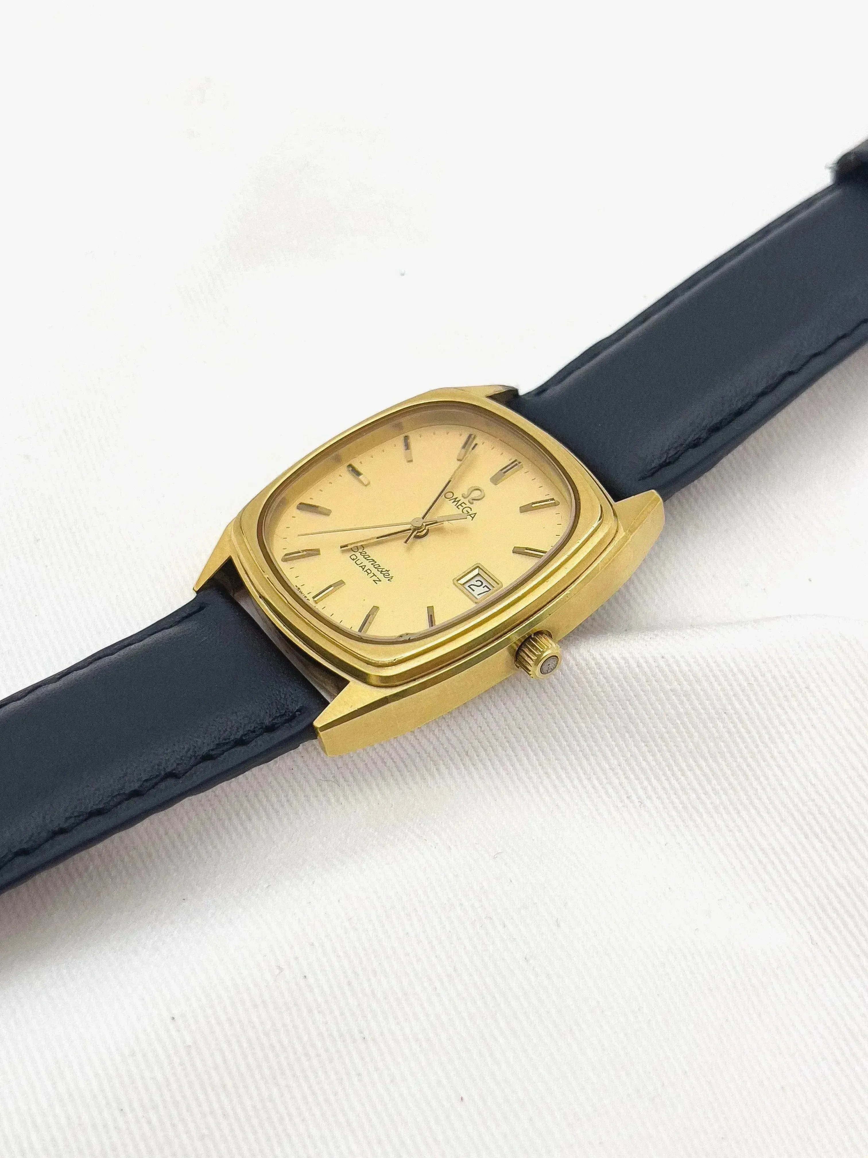 Omega - Seamaster Tonneau Quartz Date Or - 1979 - Atelier Victor
