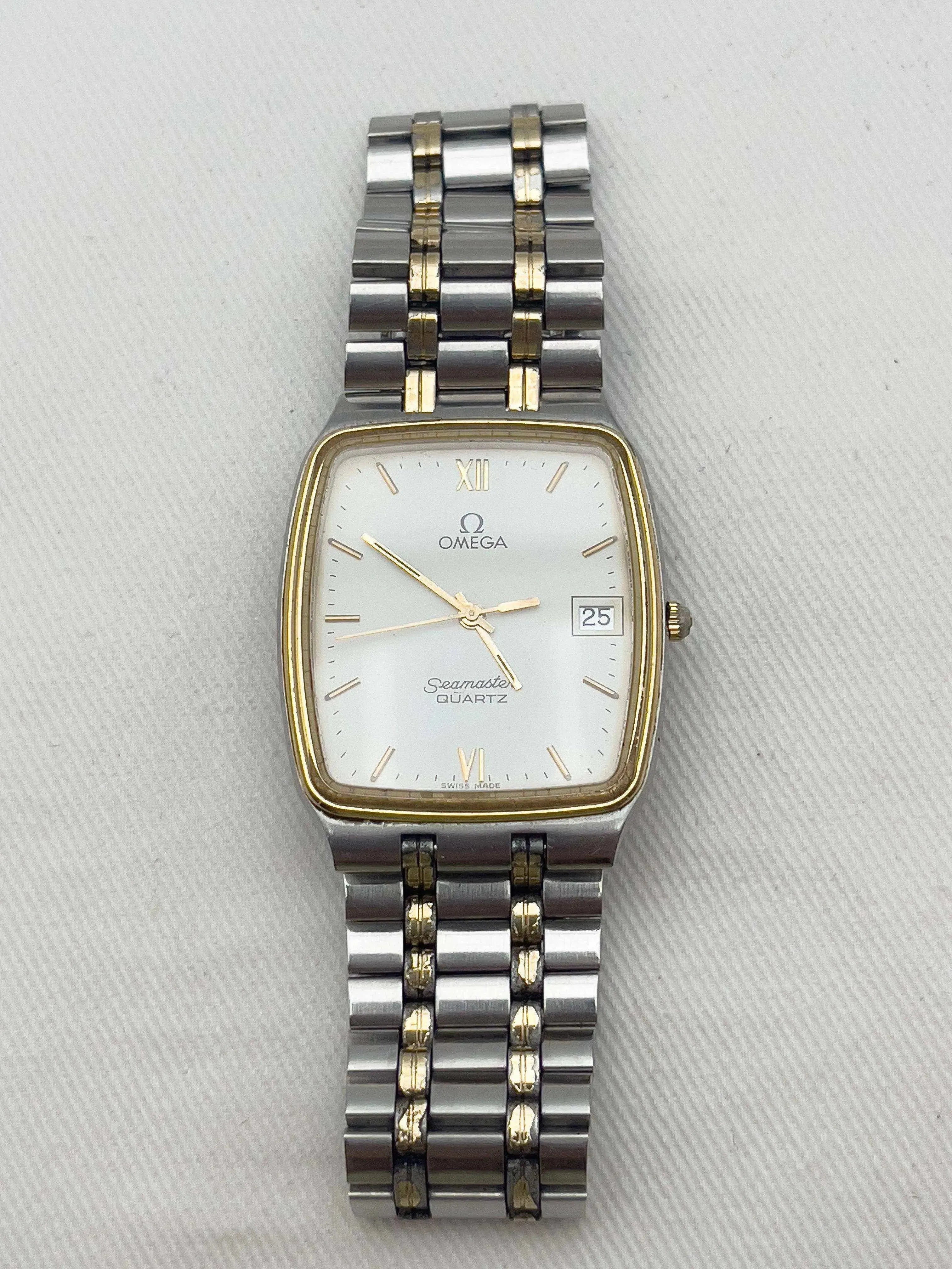 Omega - Seamaster Two Tones - boîte et documentations - 1982 - Atelier Victor Paris - Vintage Watch Shop Dubai