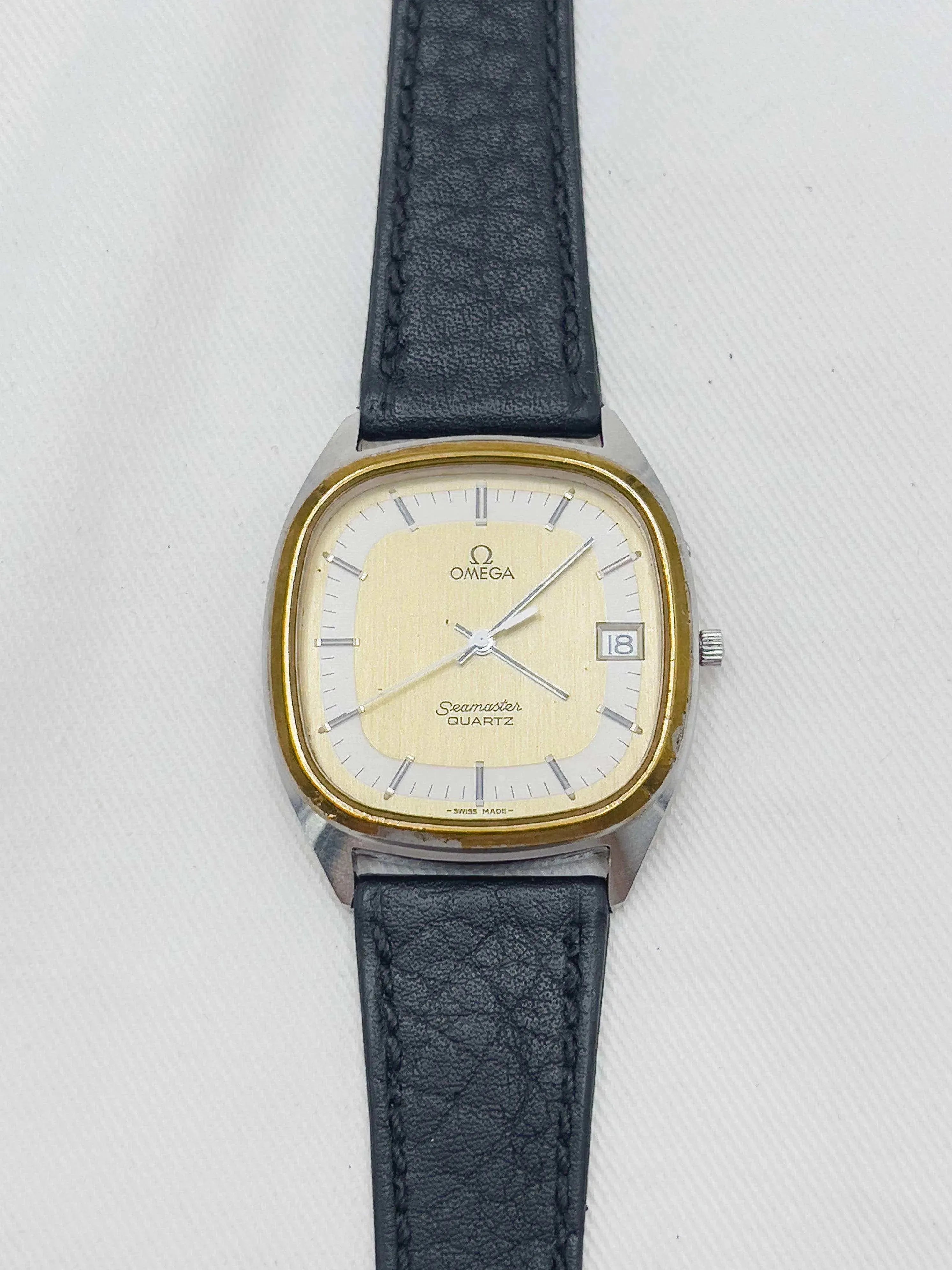 Omega - Seamaster Two Tones Date Oversize - 1979 - Atelier Victor Paris - Vintage Watch Shop Dubai