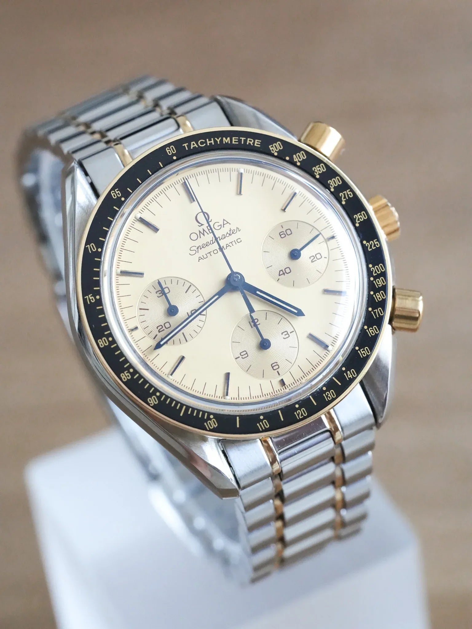 Omega - Speedmaster Reduced 175.0032 Acier Or Cadran Or - 1989 - Atelier Victor