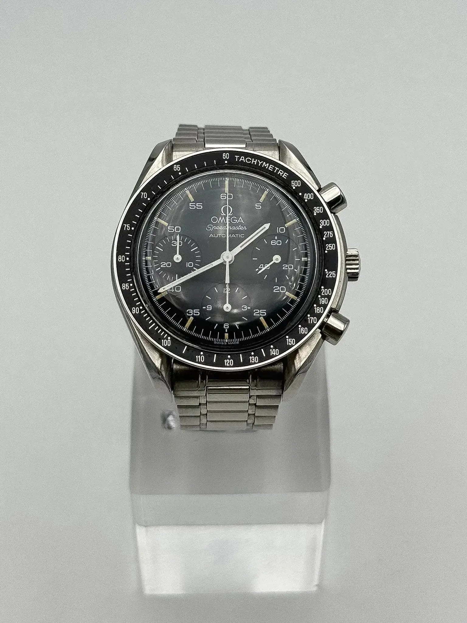 Omega - Speedmaster Reduced Noir Index Tritium - 1995 - Atelier Victor Paris - Vintage Watch Shop Dubai
