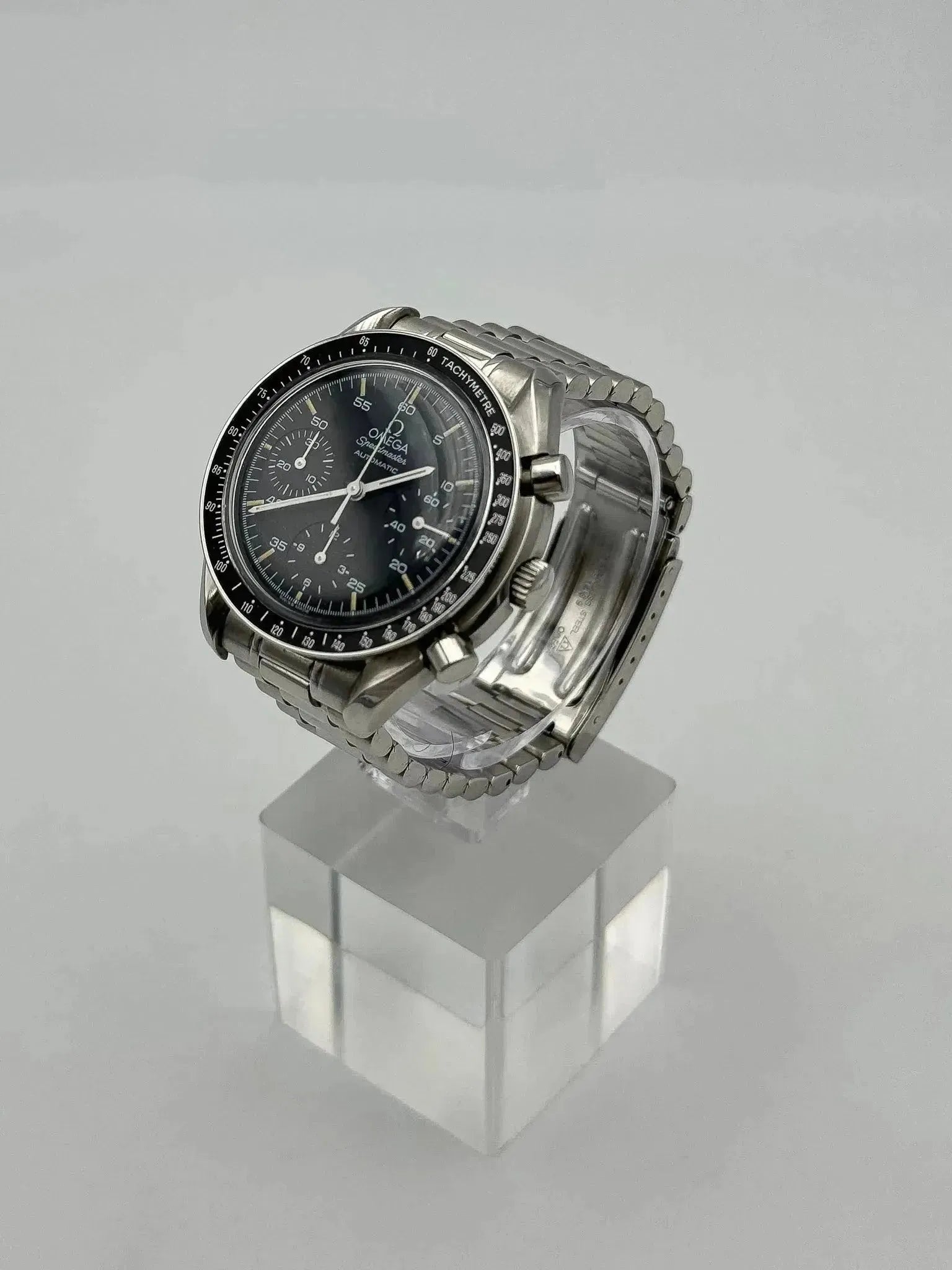 Omega - Speedmaster Reduced Noir Index Tritium - 1995 - Atelier Victor Paris - Vintage Watch Shop Dubai