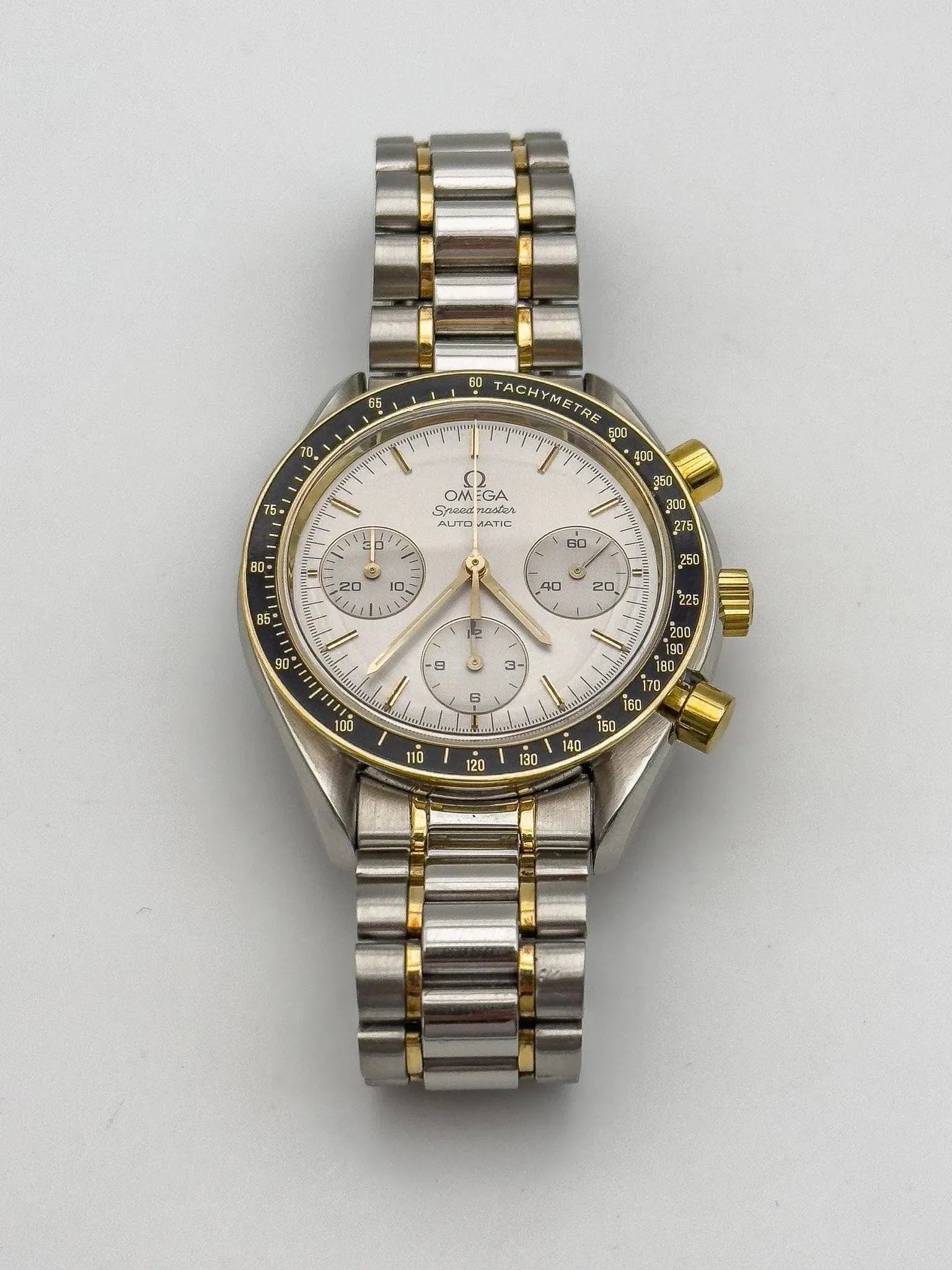 Omega - Speedmaster Reduced Two Tones Grey - 1990s - Atelier Victor Paris - Vintage Watch Shop Dubai