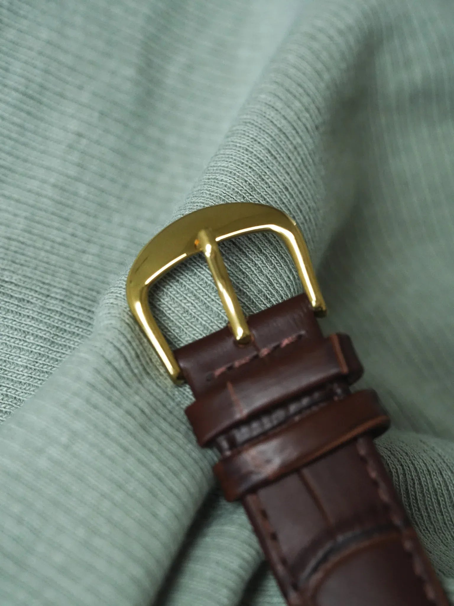 Omega - Gold Plated TV Tapestry Dial Date - 1990s 