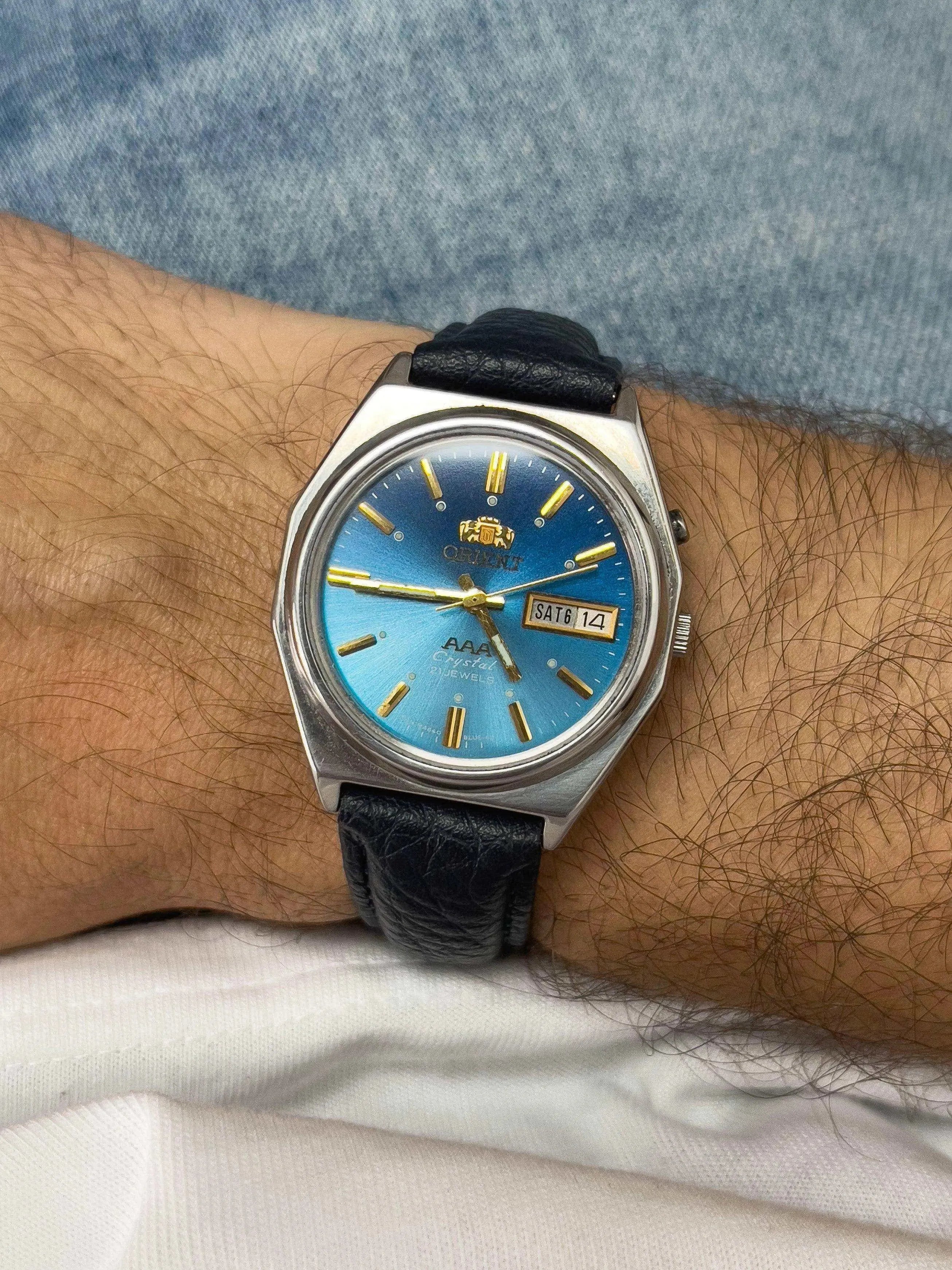 Orient - Blue Lagoon - 1970s - Atelier Victor Paris - Vintage Watch Shop Dubai
