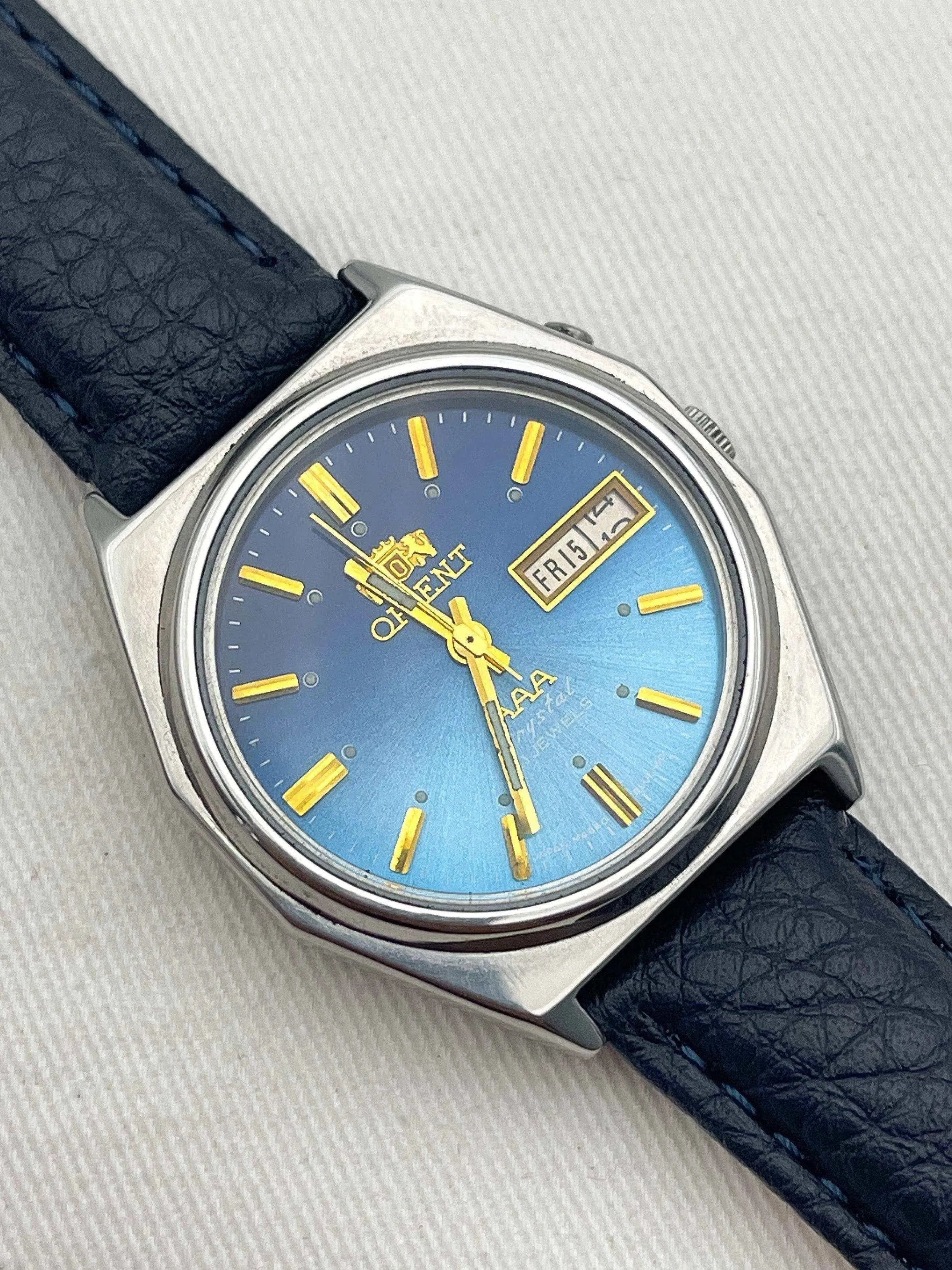Orient - Blue Lagoon - 1970s - Atelier Victor Paris - Vintage Watch Shop Dubai