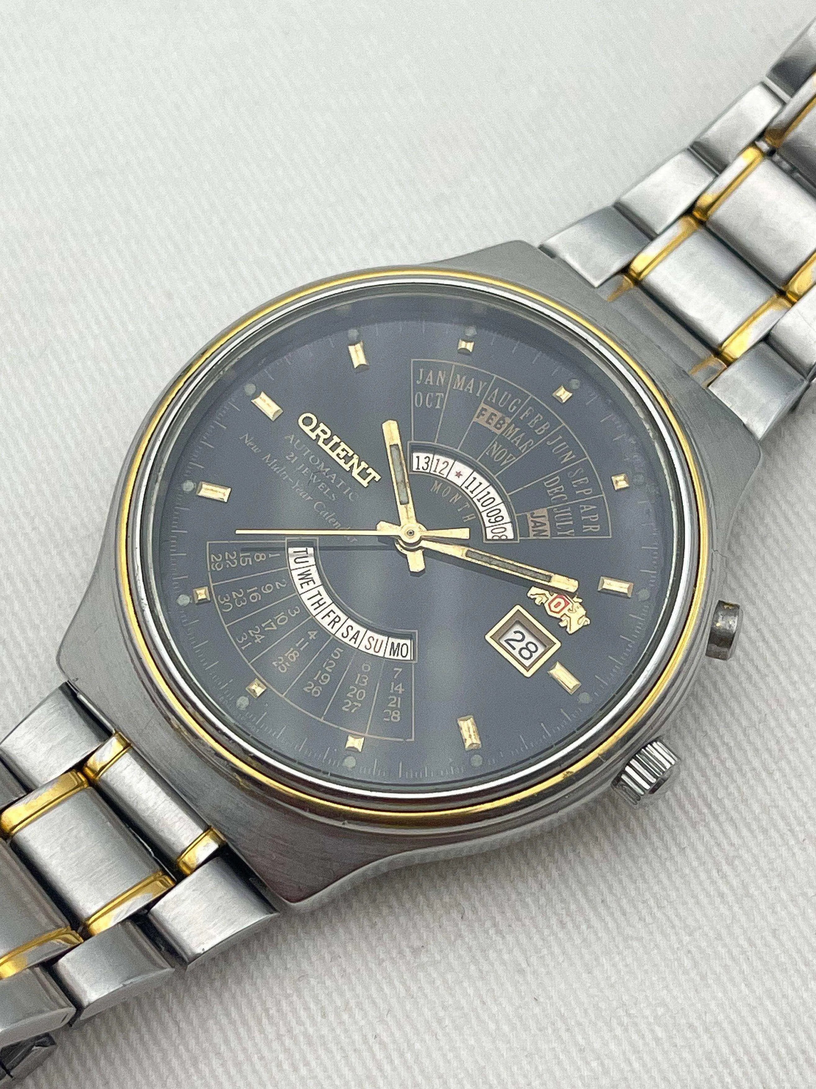 Orient - Calendar Oversize - 1992 - Atelier Victor Paris - Vintage Watch Shop Dubai