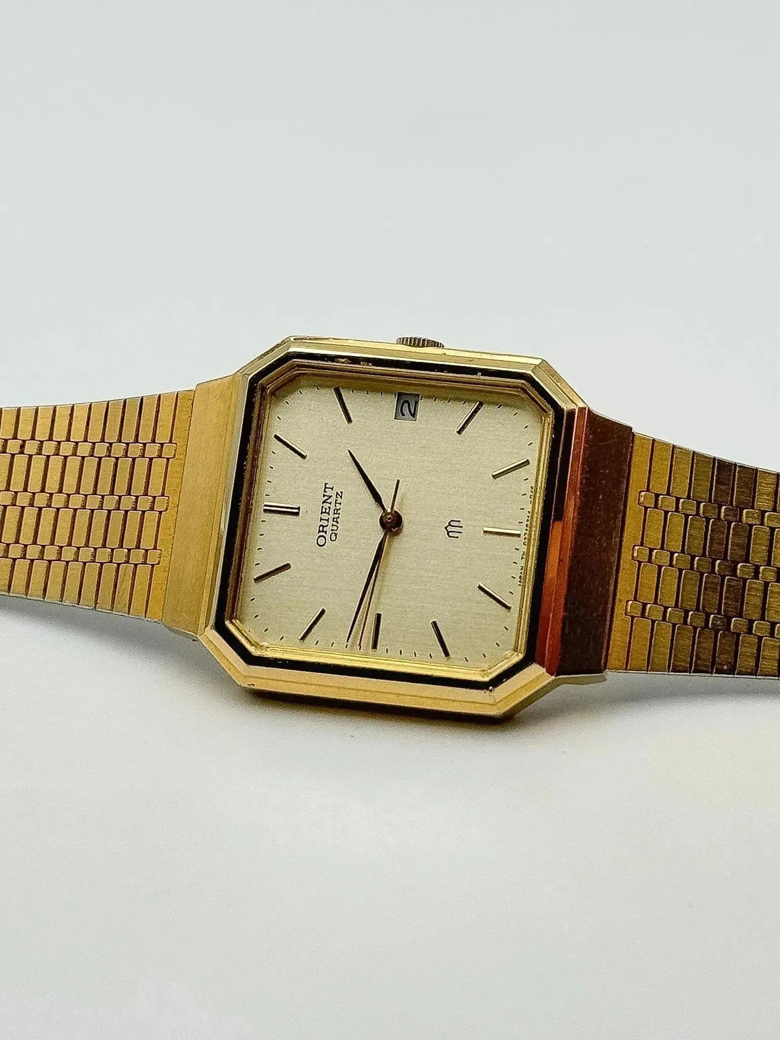 Orient - Carré Acier Doré - 1990s - Atelier Victor Paris - Vintage Watch Shop Dubai
