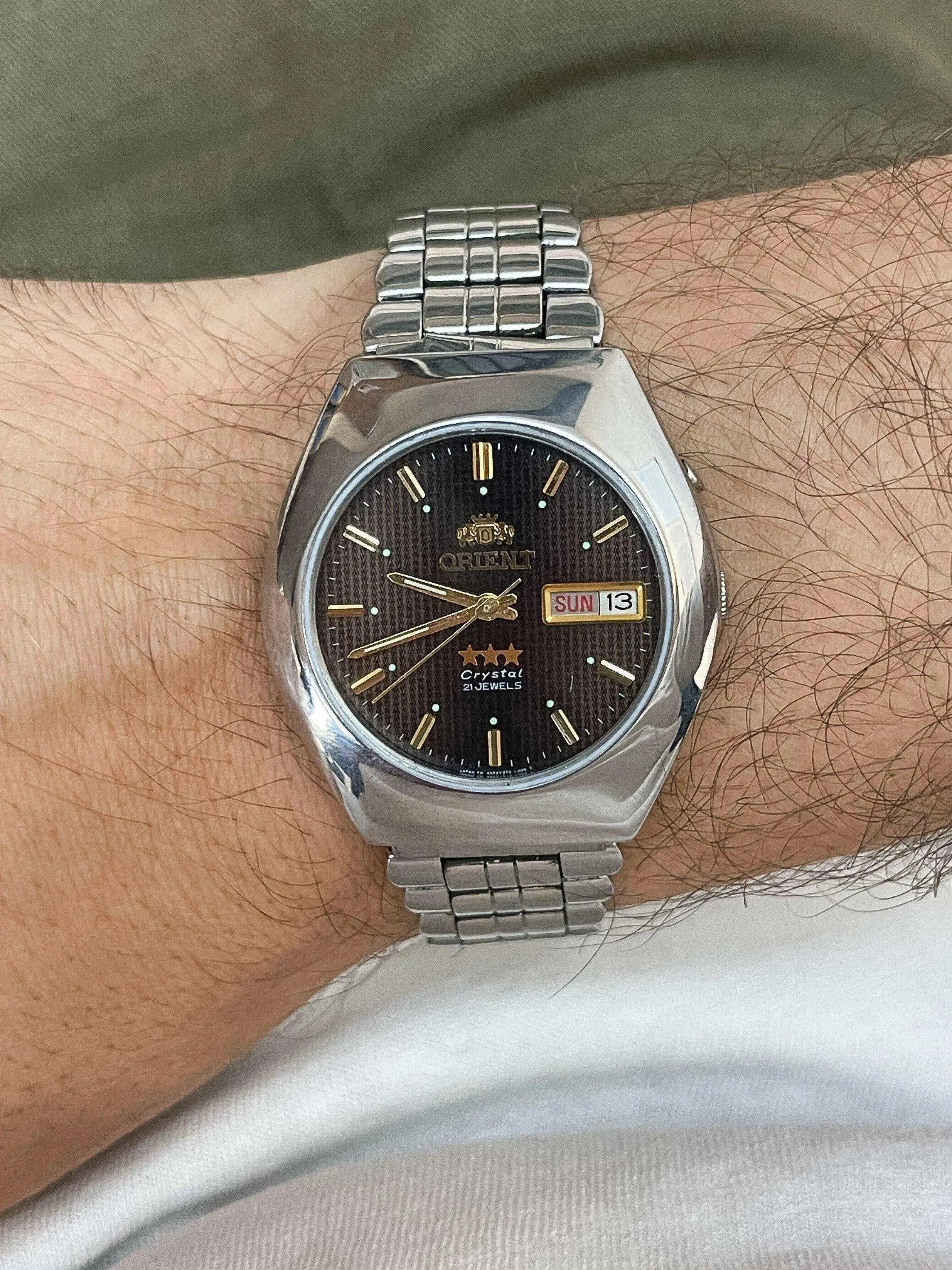 Orient - Chocolat - 1980s - Atelier Victor Paris - Vintage Watch Shop Dubai