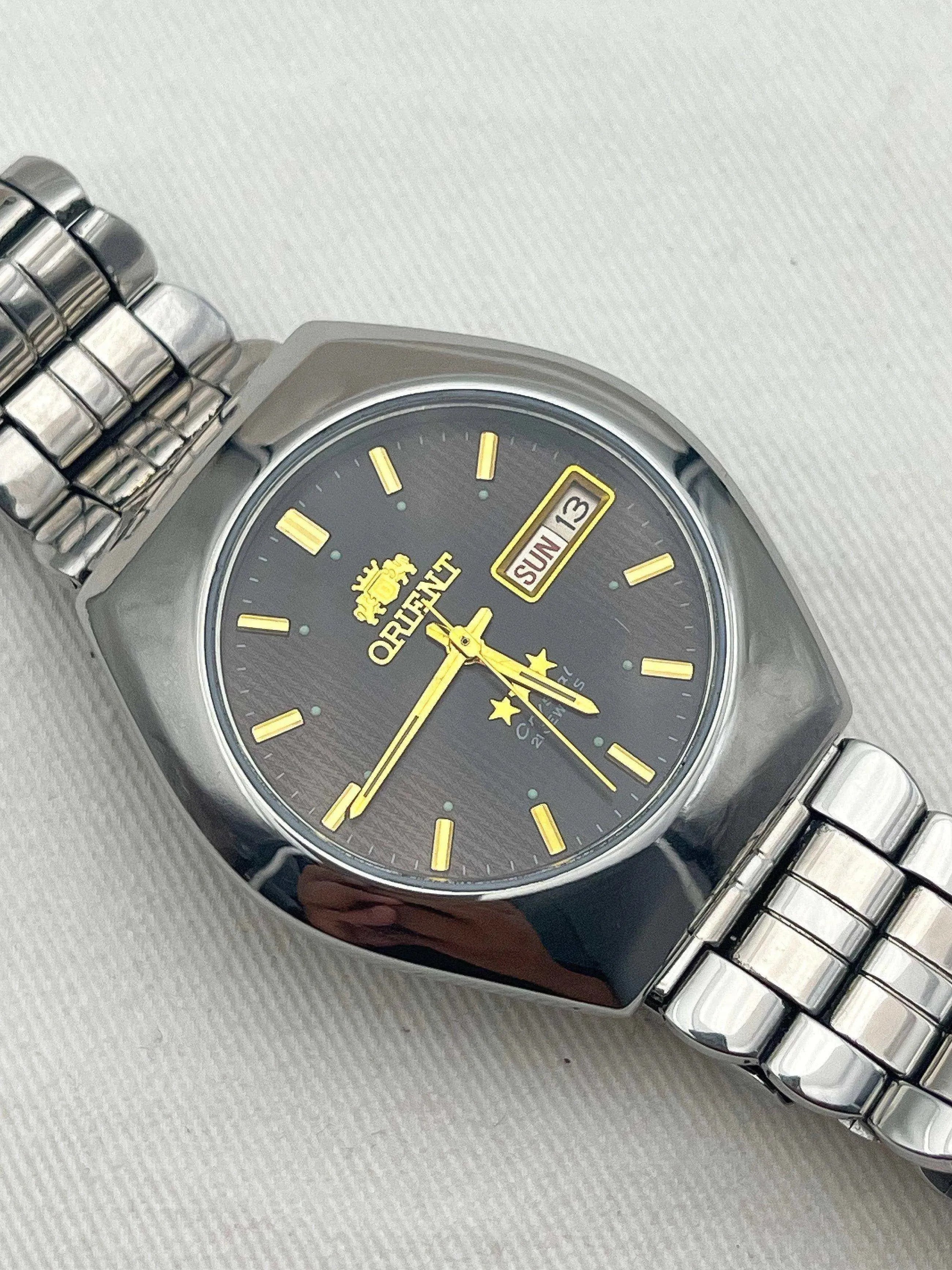 Orient - Chocolat - 1980s - Atelier Victor Paris - Vintage Watch Shop Dubai