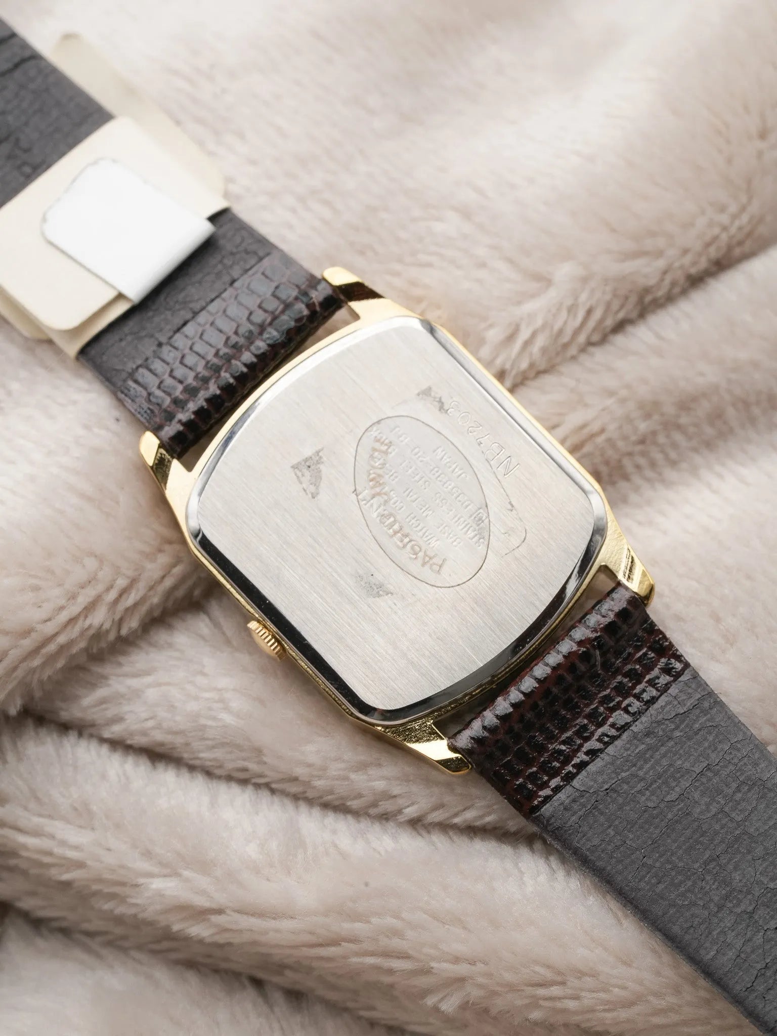 Orient - Tank plaqué or - NOS - 1980s - Atelier Victor Paris - Vintage Watch Shop Dubai