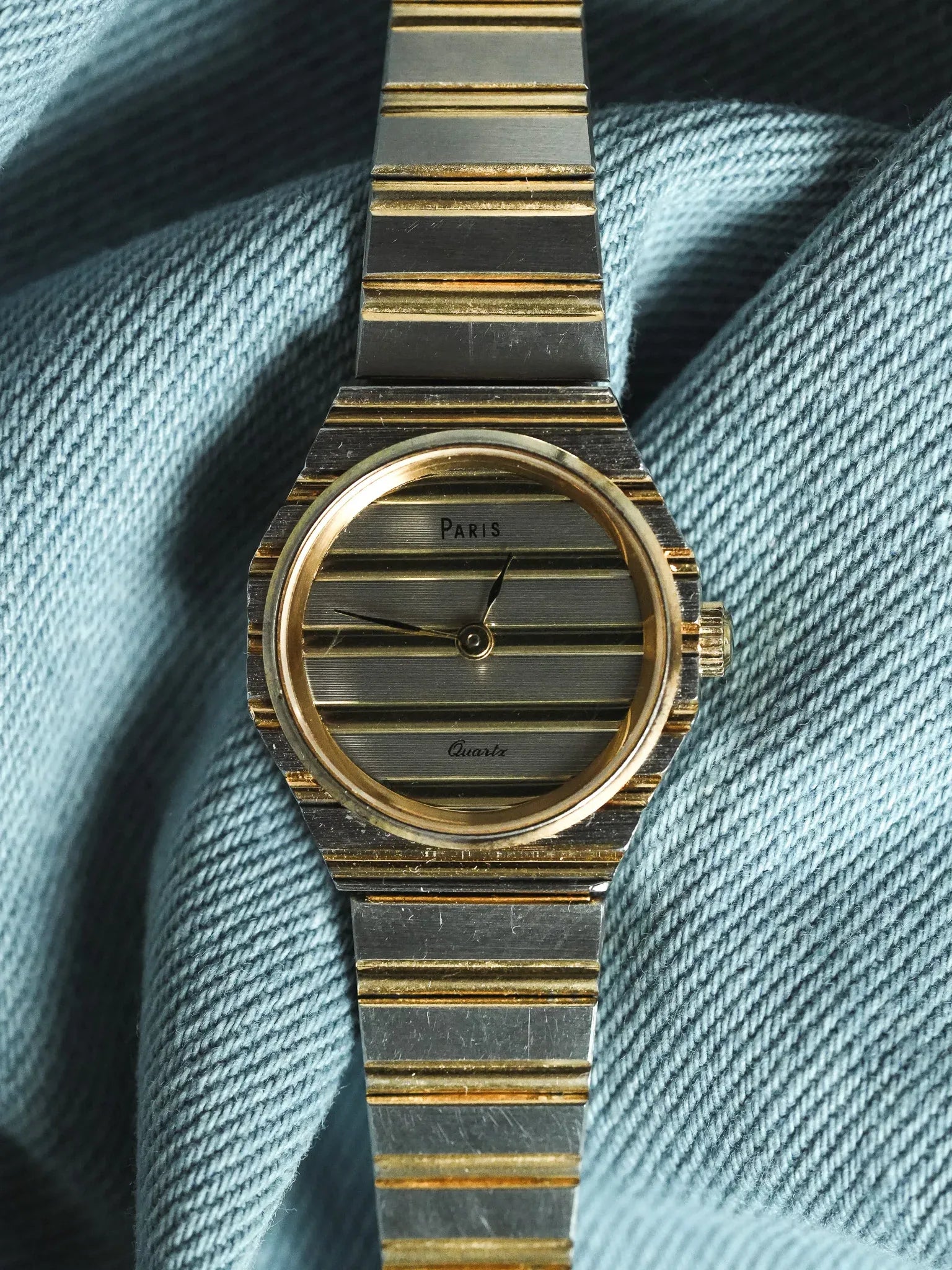 Paris - Style "Polo" Acier Or Mini - 1980s - Atelier Victor - Vintage  Shop