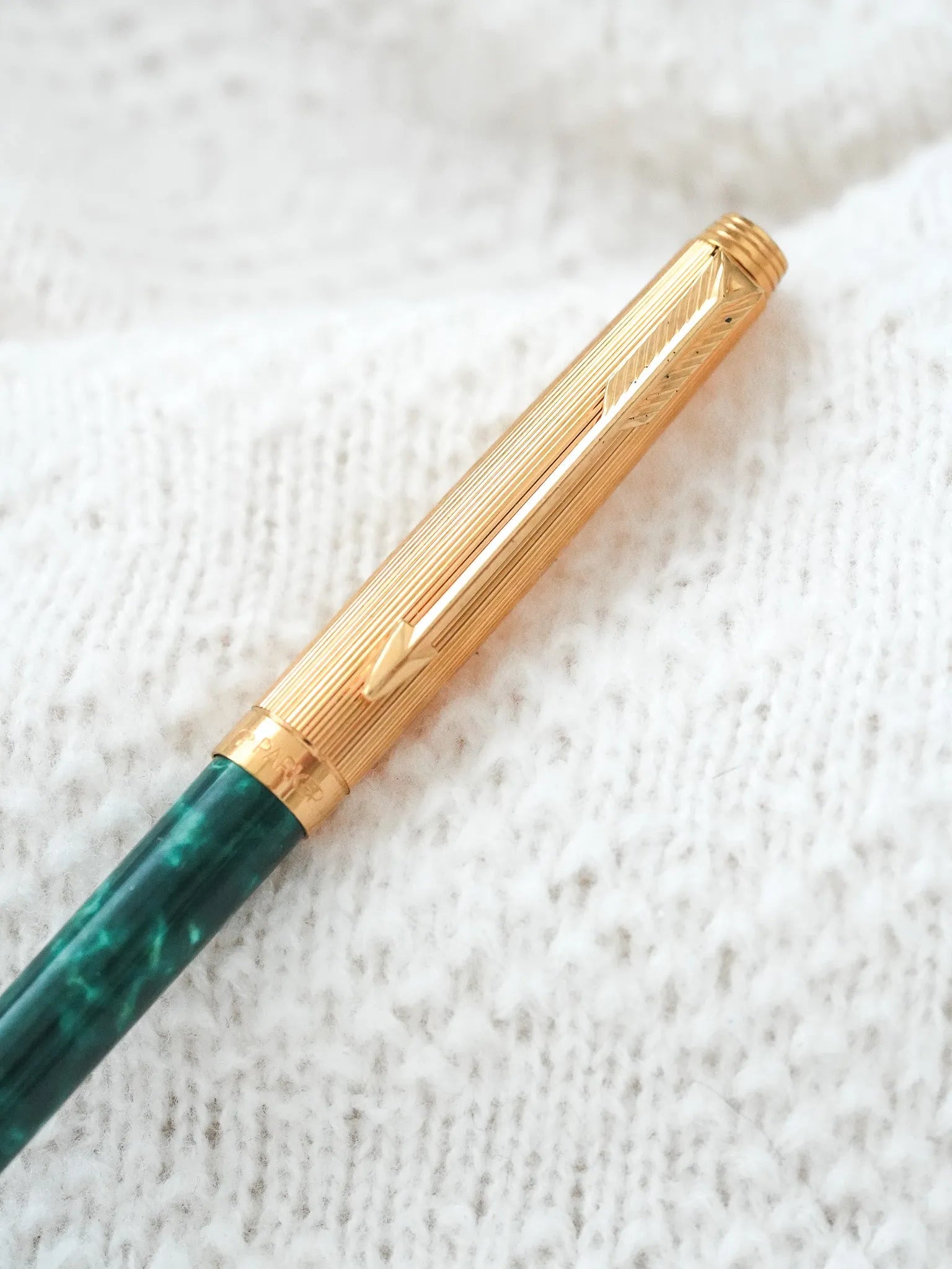 Parker - Stylo bille 75 prototype laque verte - 1990s - Atelier Victor - Vintage Watch Shop