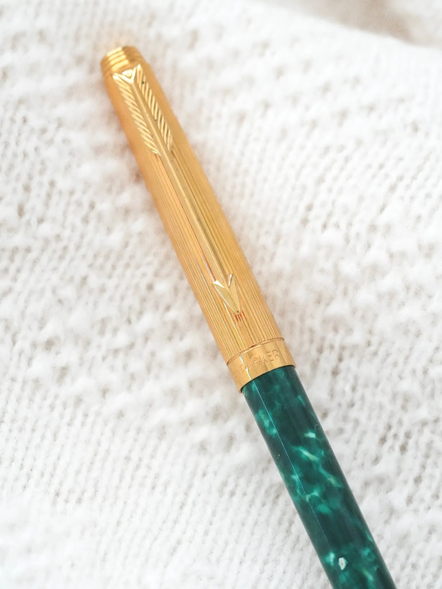 Parker - Stylo bille 75 prototype laque verte - 1990s - Atelier Victor - Vintage Watch Shop