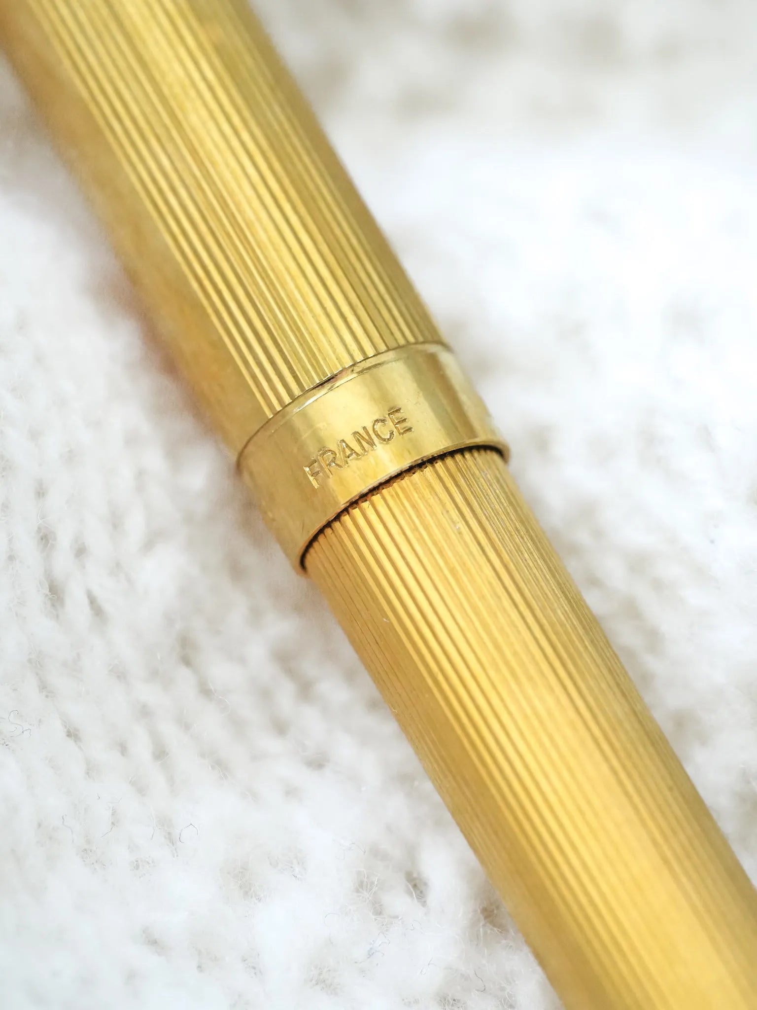 Parker - Stylo bille PARKER 75 Milleraies plaqué or logo large - 1970s - Atelier Victor - Vintage Watch Shop