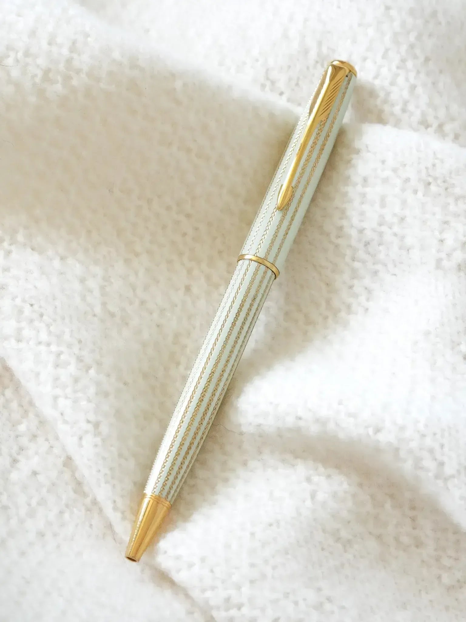 Parker - Ballpoint pen Prototype Sonnet water green lacquer gold plate
