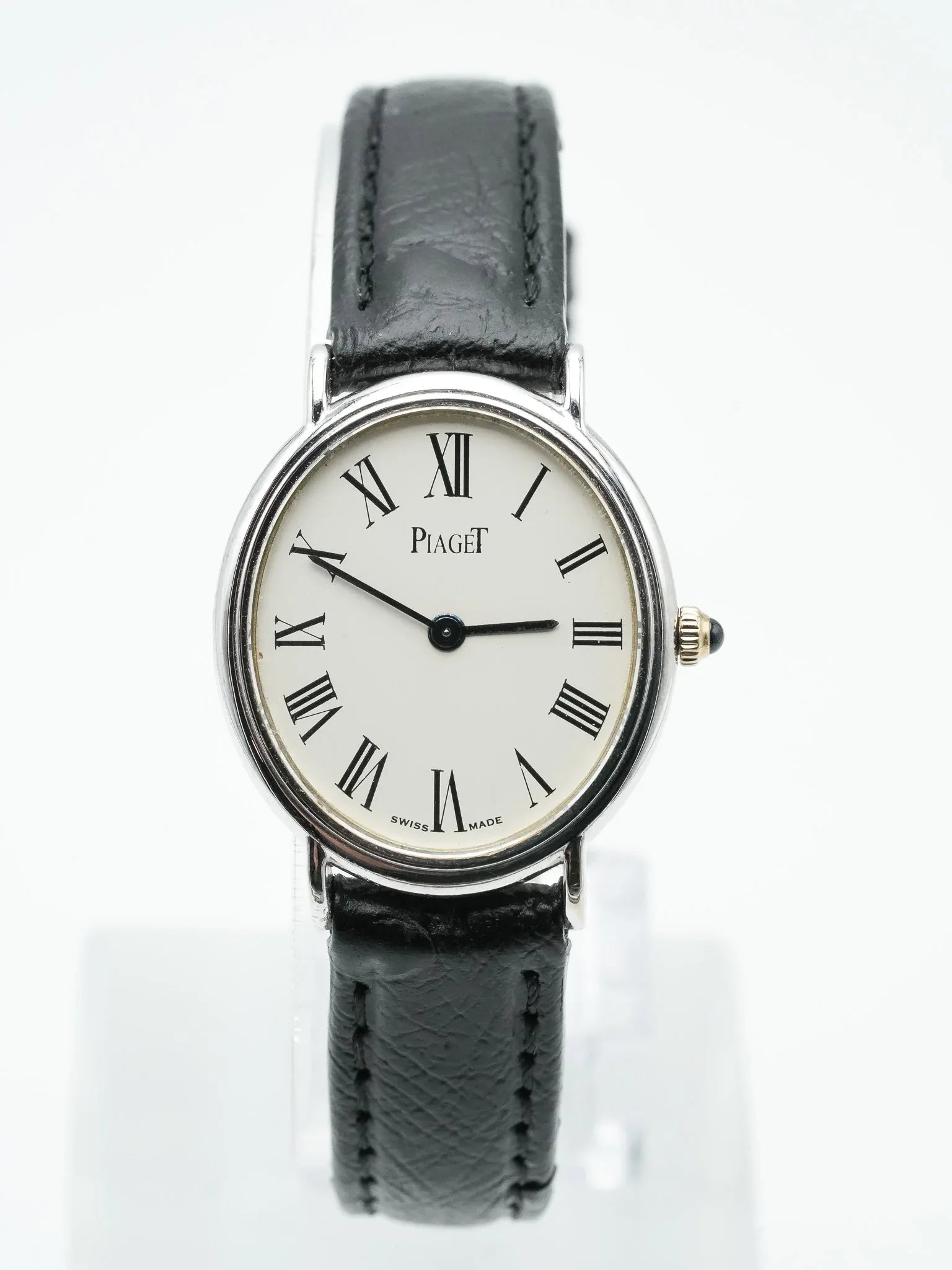 Piaget - 9822 Peite Ellipse Or blanc 18K - 1980s - Atelier Victor - Vintage  Shop