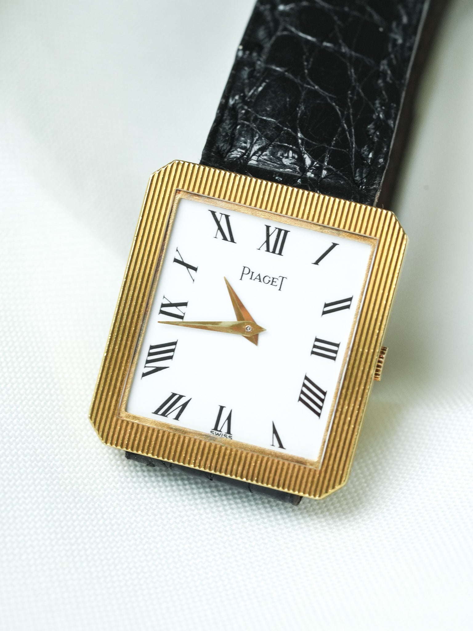 Piaget - Protocol Or 9154 黄色 18k 白色表盘 - 1970s 