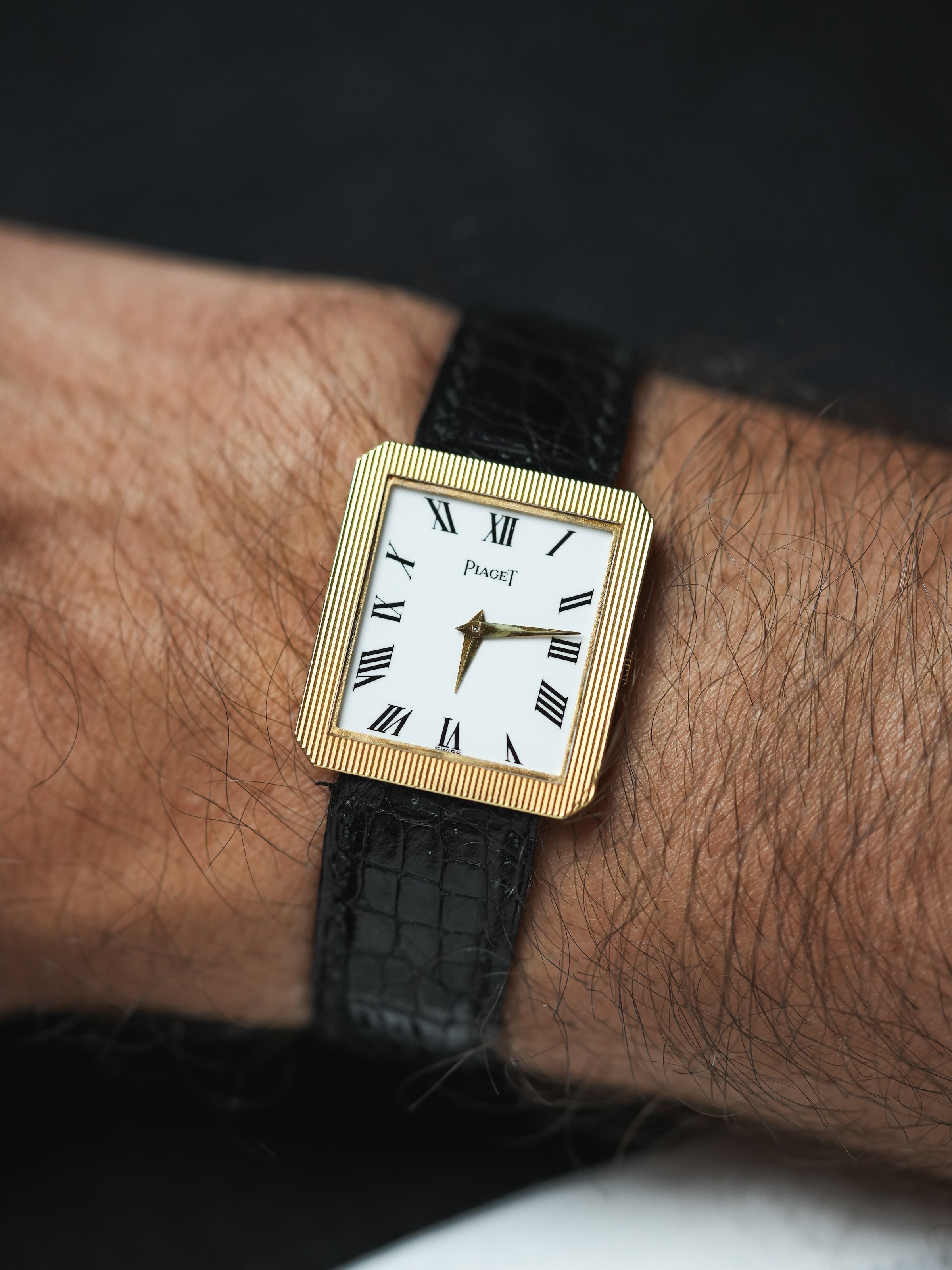 Piaget - Protocol Or 9154 黄色 18k 白色表盘 - 1970s 