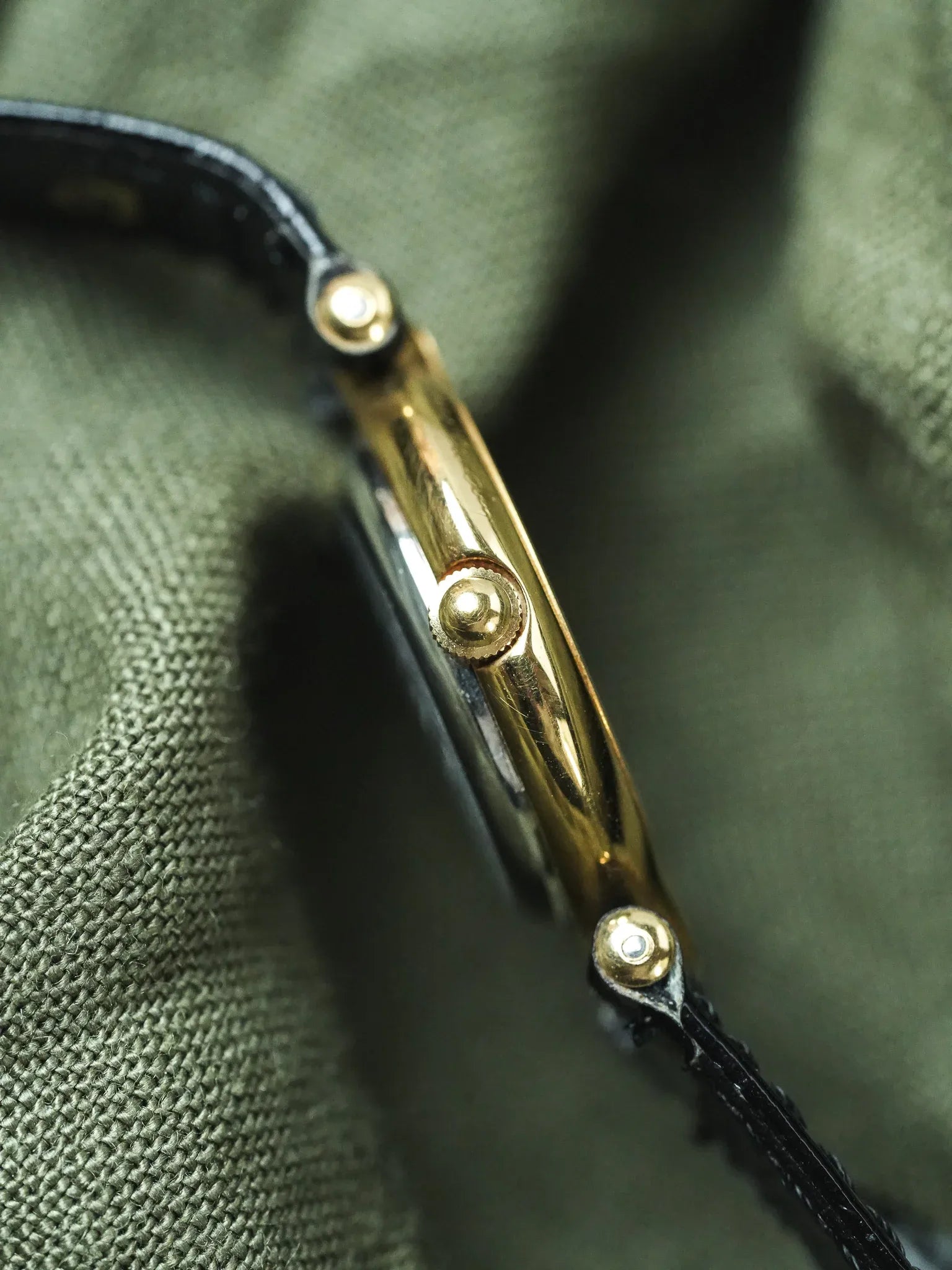 PIerre Cardin - Circle acier or Cadran guilloché - NOS - 1980s - Atelier Victor