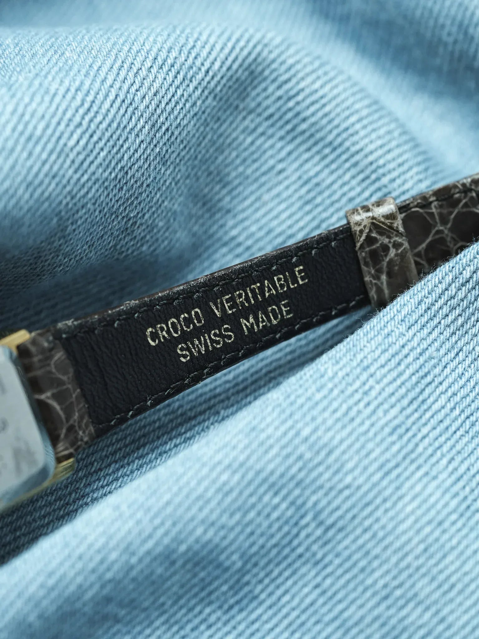 PIerre Cardin - Tank Allongée Or Cadran gris - NOS - 1980s - Atelier Victor